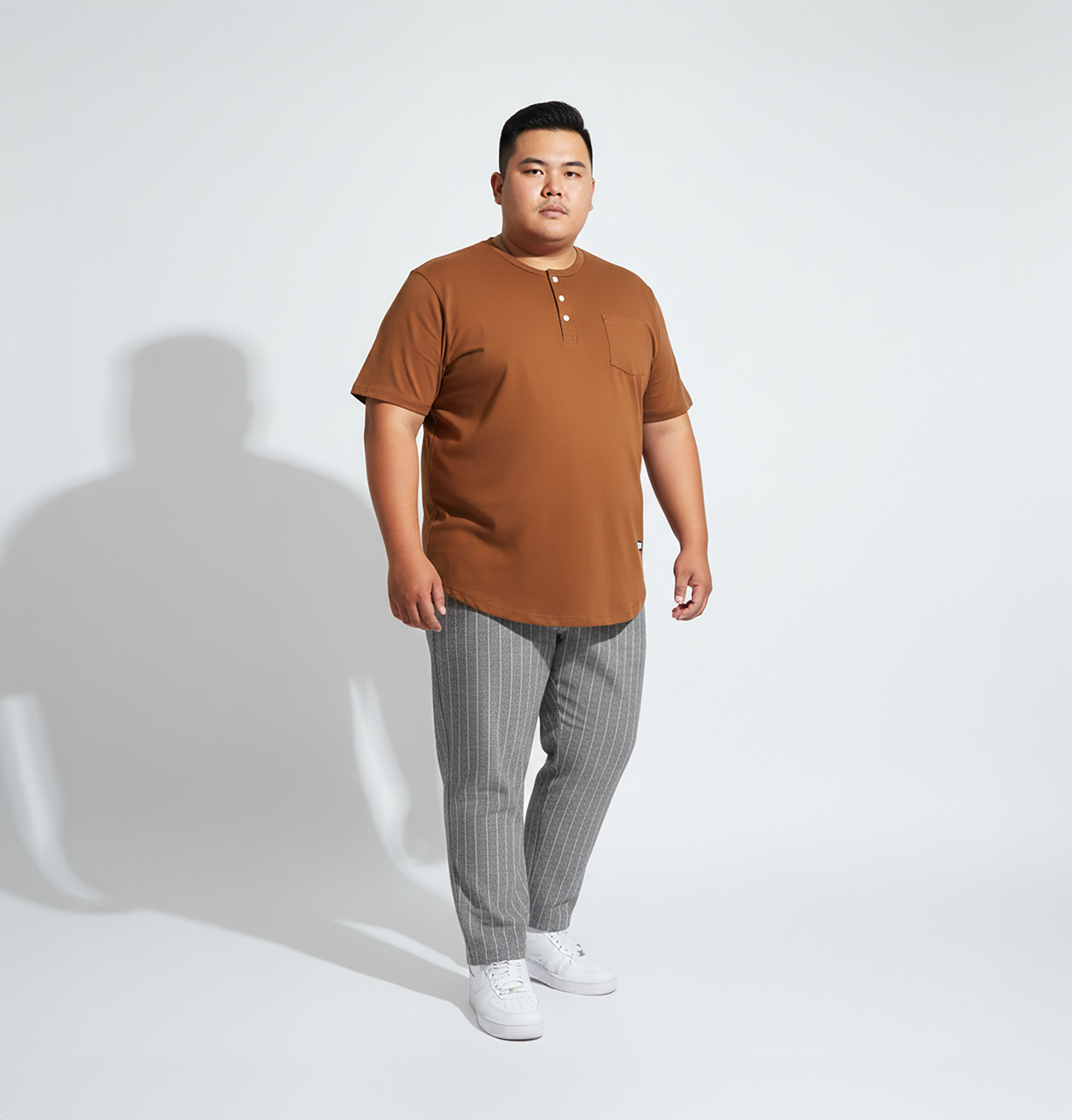 KAOS KOKO KURTA PAKISTAN COKELAT TUA