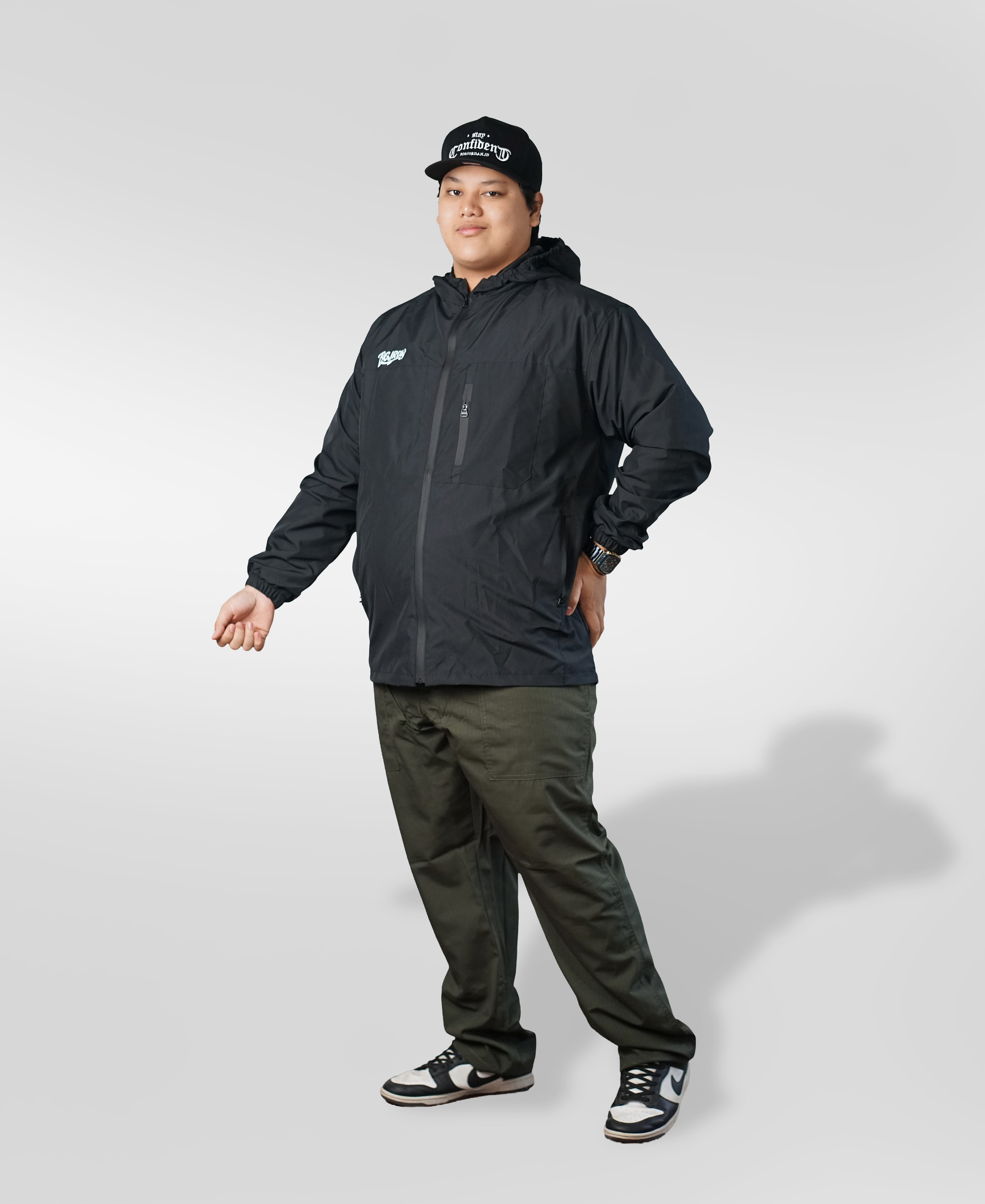 STEFANO - JAKET PARASUT BIG SIZE 3