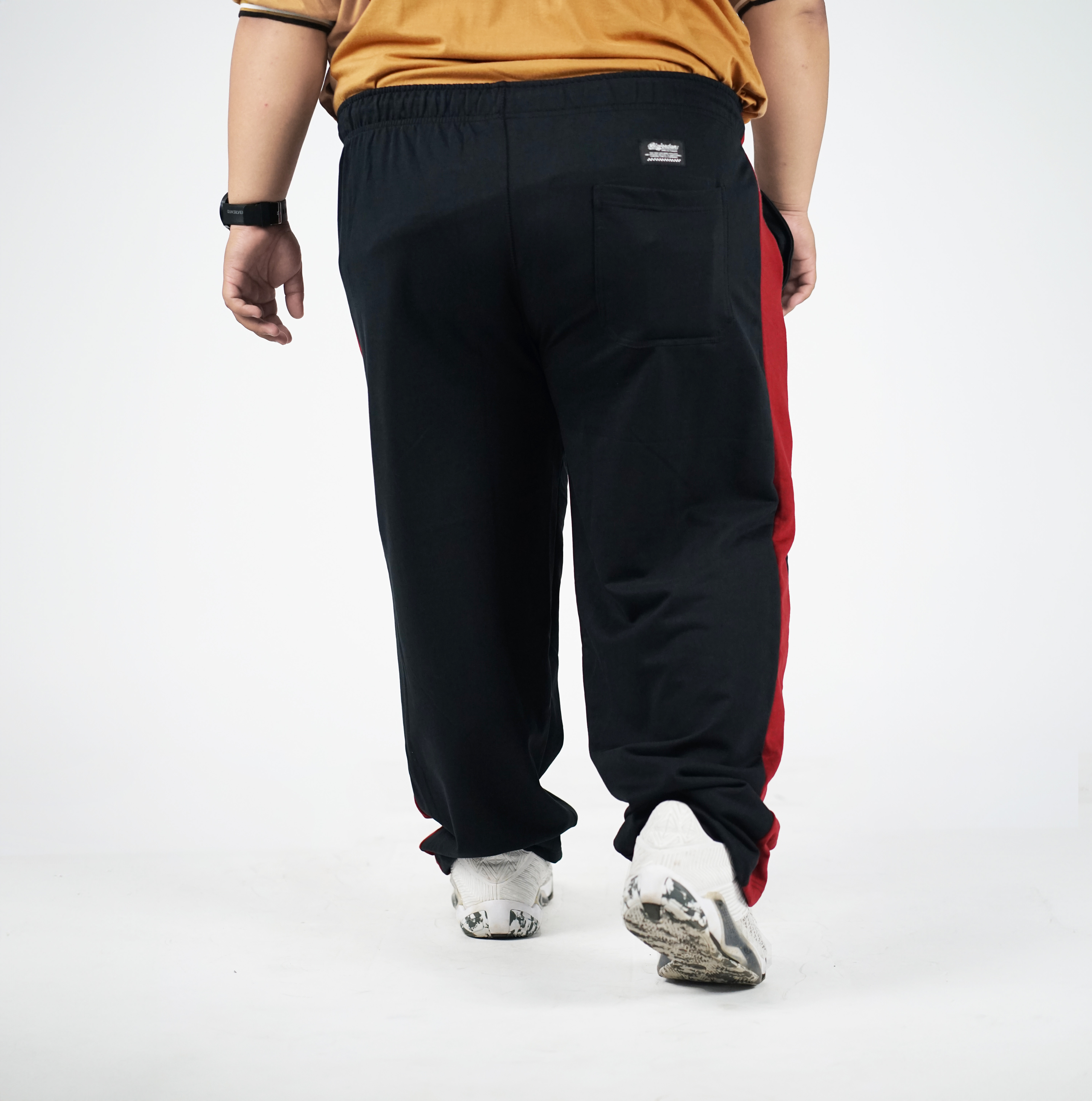 TRACKPANTS HITAM MERAH BIG SIZE 42 44 3