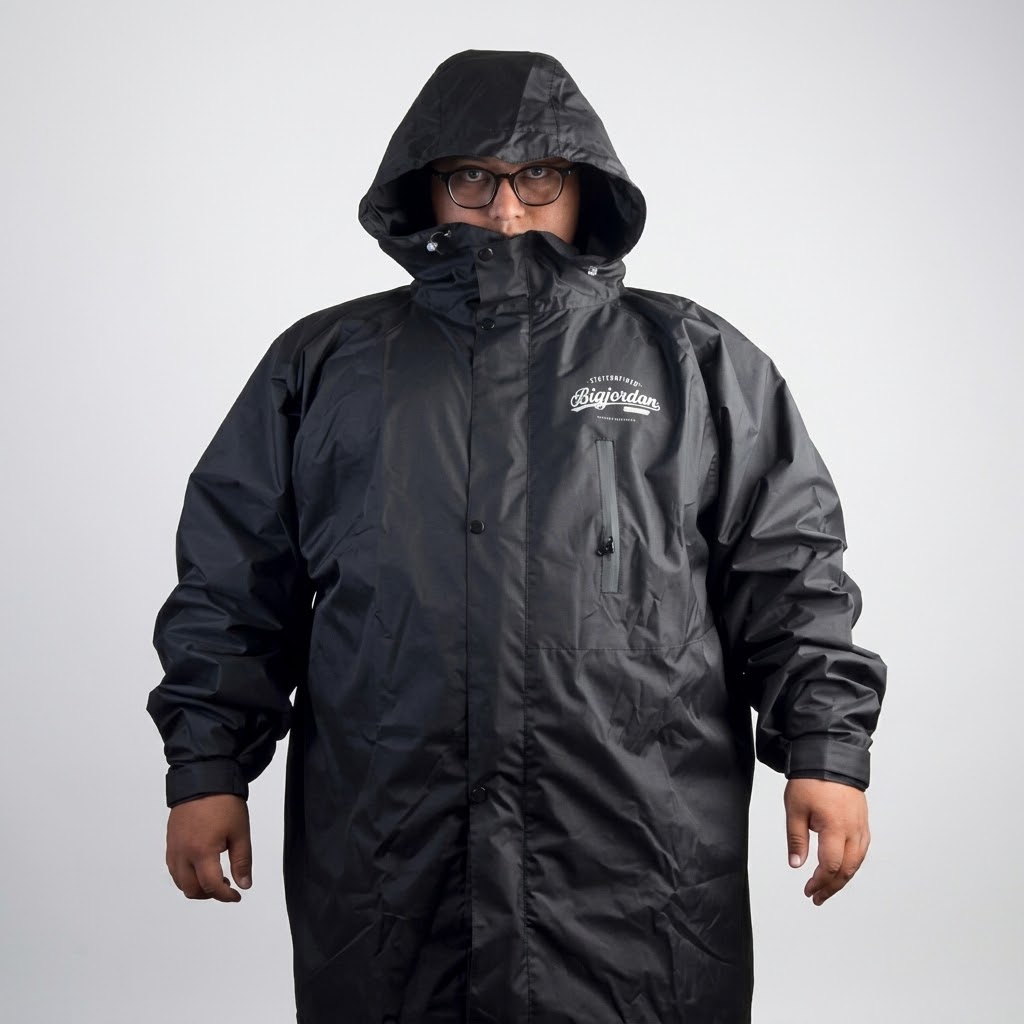 KABUTO BLACK - RAINCOAT JAS HUJAN