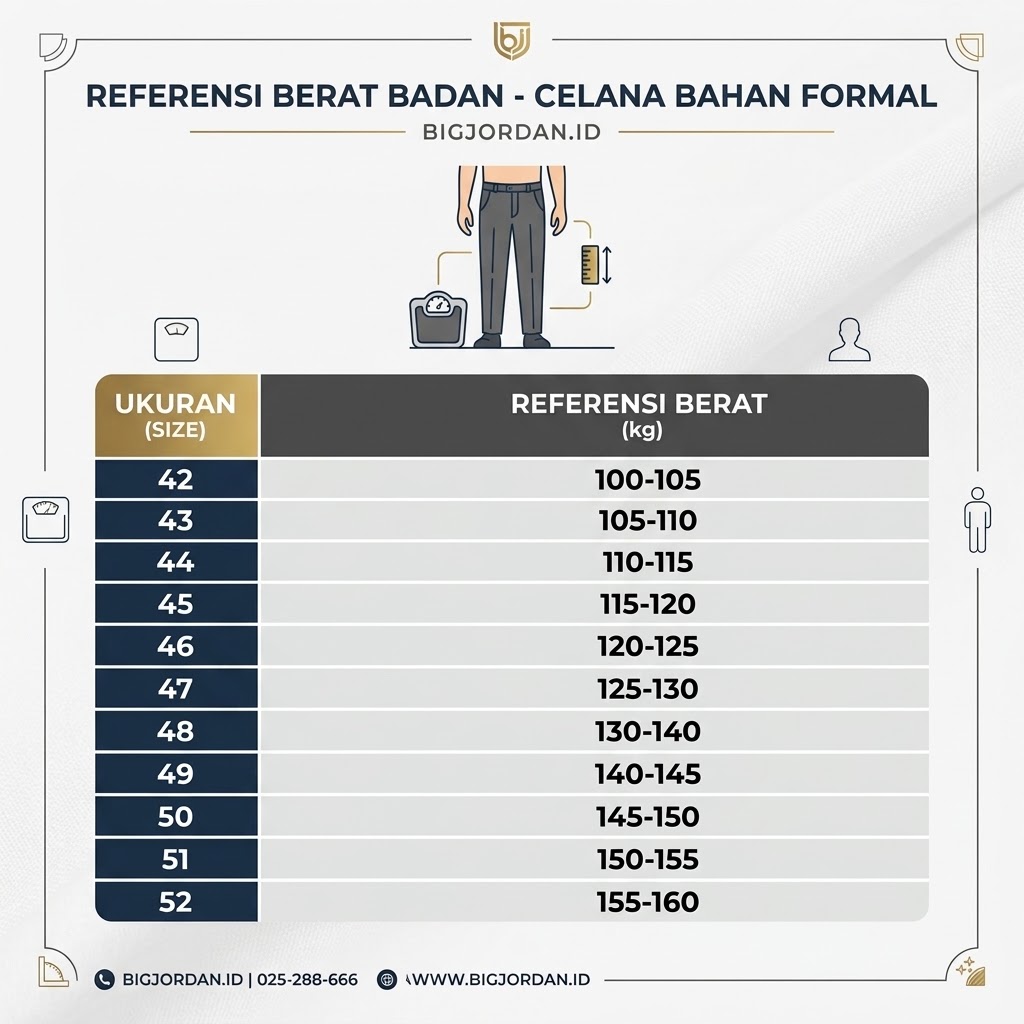 TIAMOVIC - Celana Bahan Formal Big Size Pria Hitam - BigJordan 6