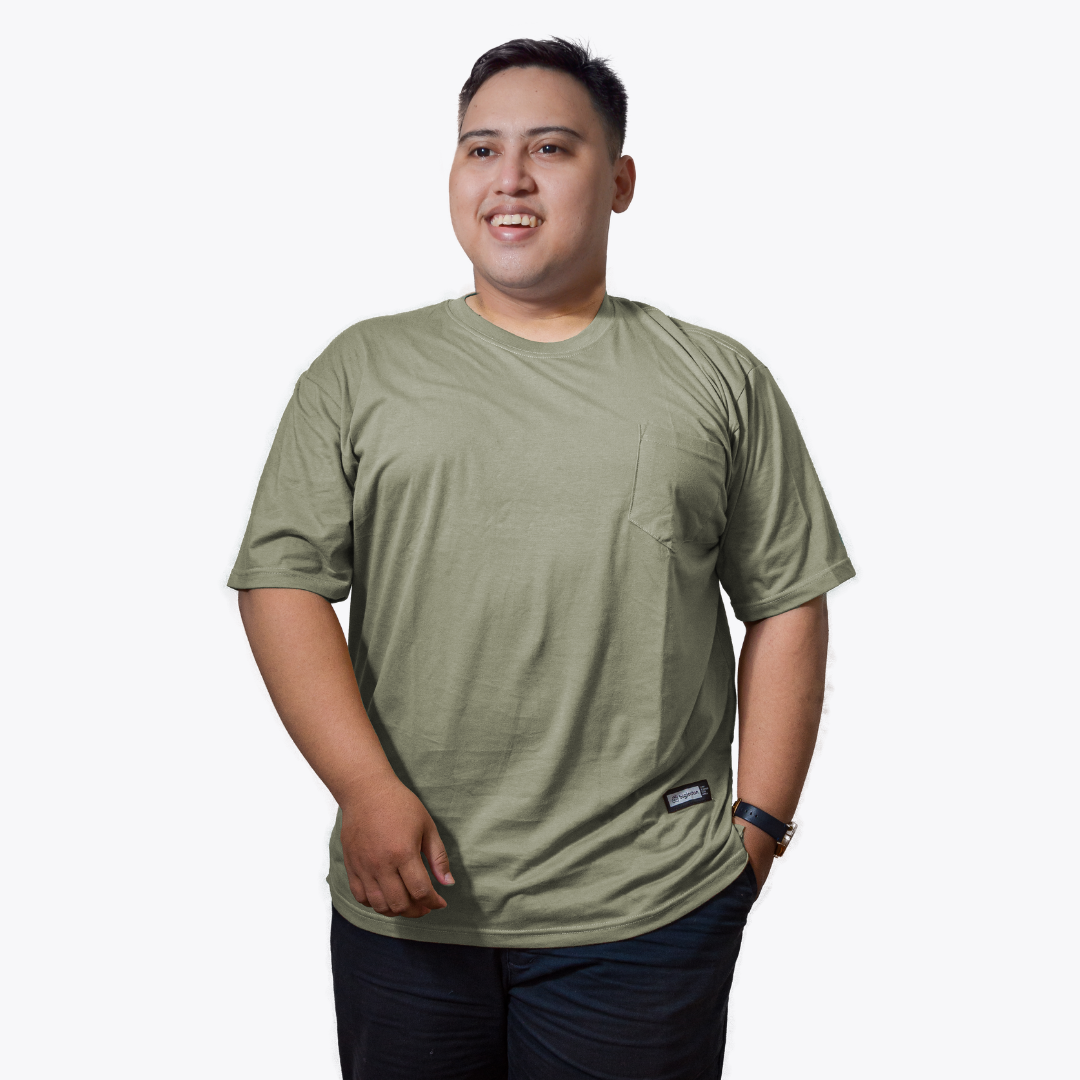 SAGENOV KAOS O-NECK POCKET - SAGE GREEN