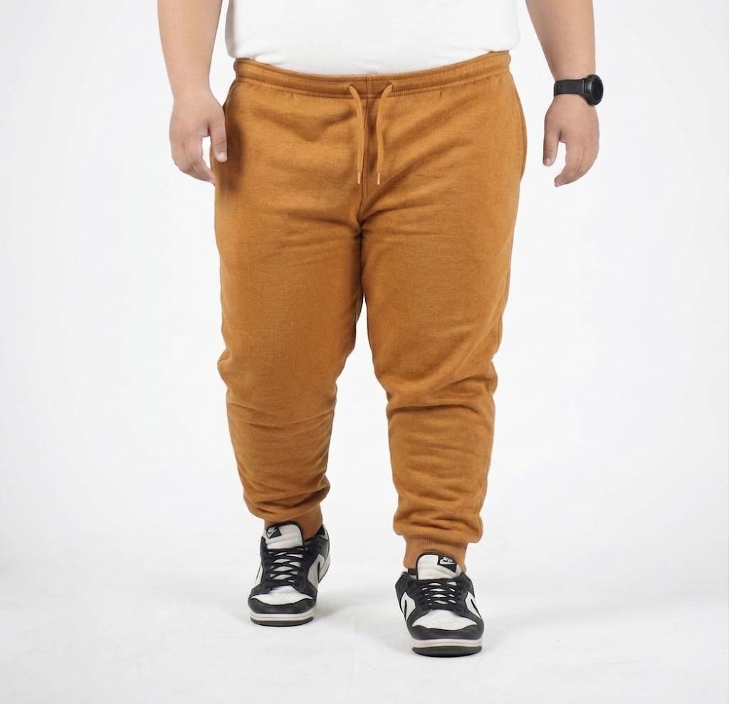 BigJordan Zuma Jogger Pants Big Size Ukuran Jumbo 46-54 - Caramel