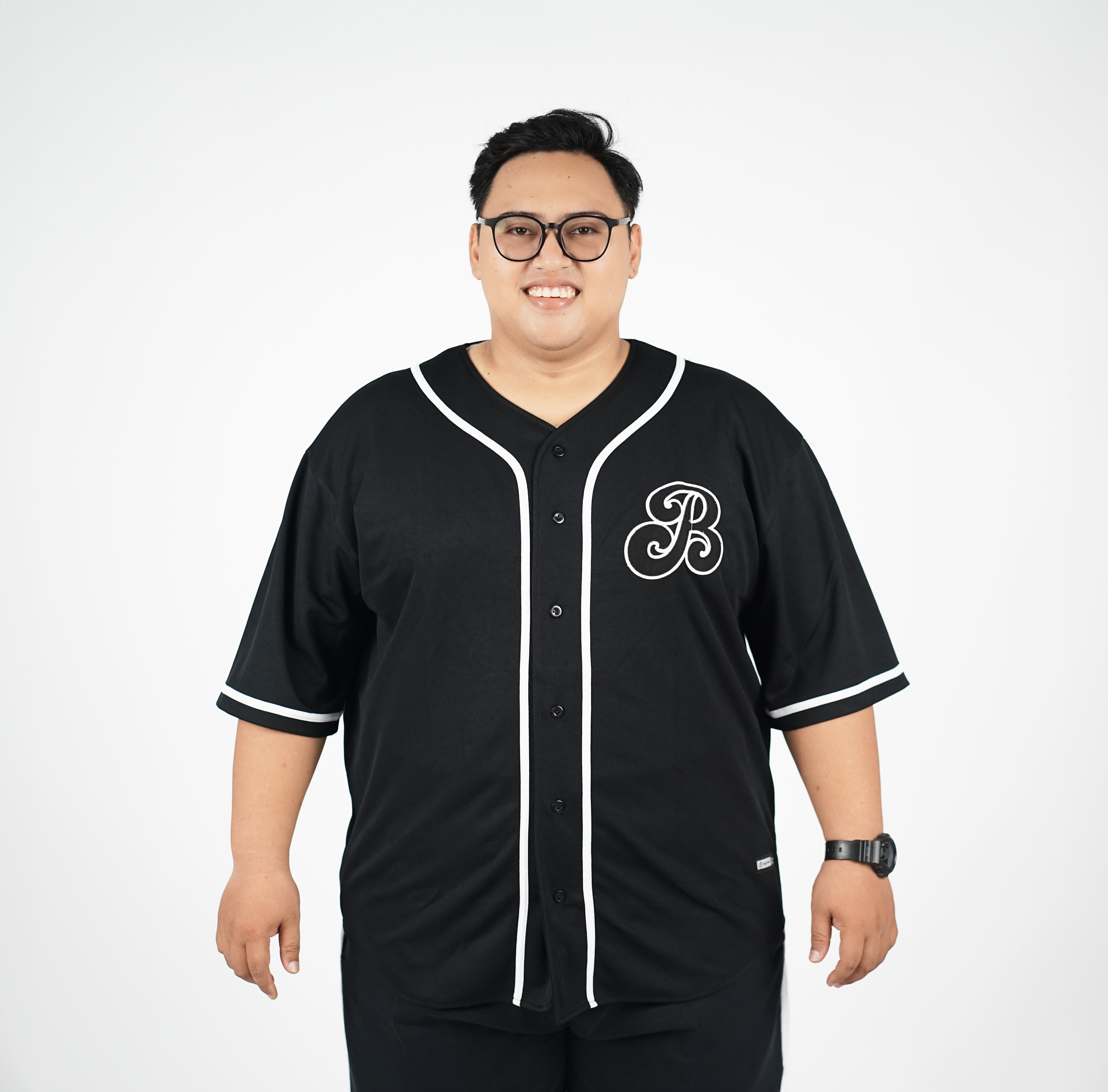 ANDREA - JERSEY BASEBALL HITAM