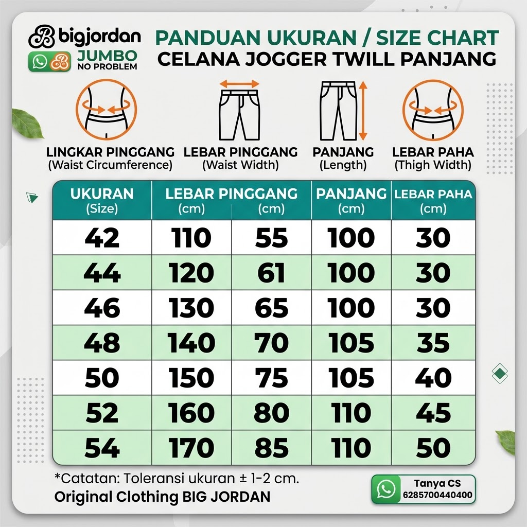 Celana Jogger Big Size Jumbo - Abu Tua | BigJordan 4