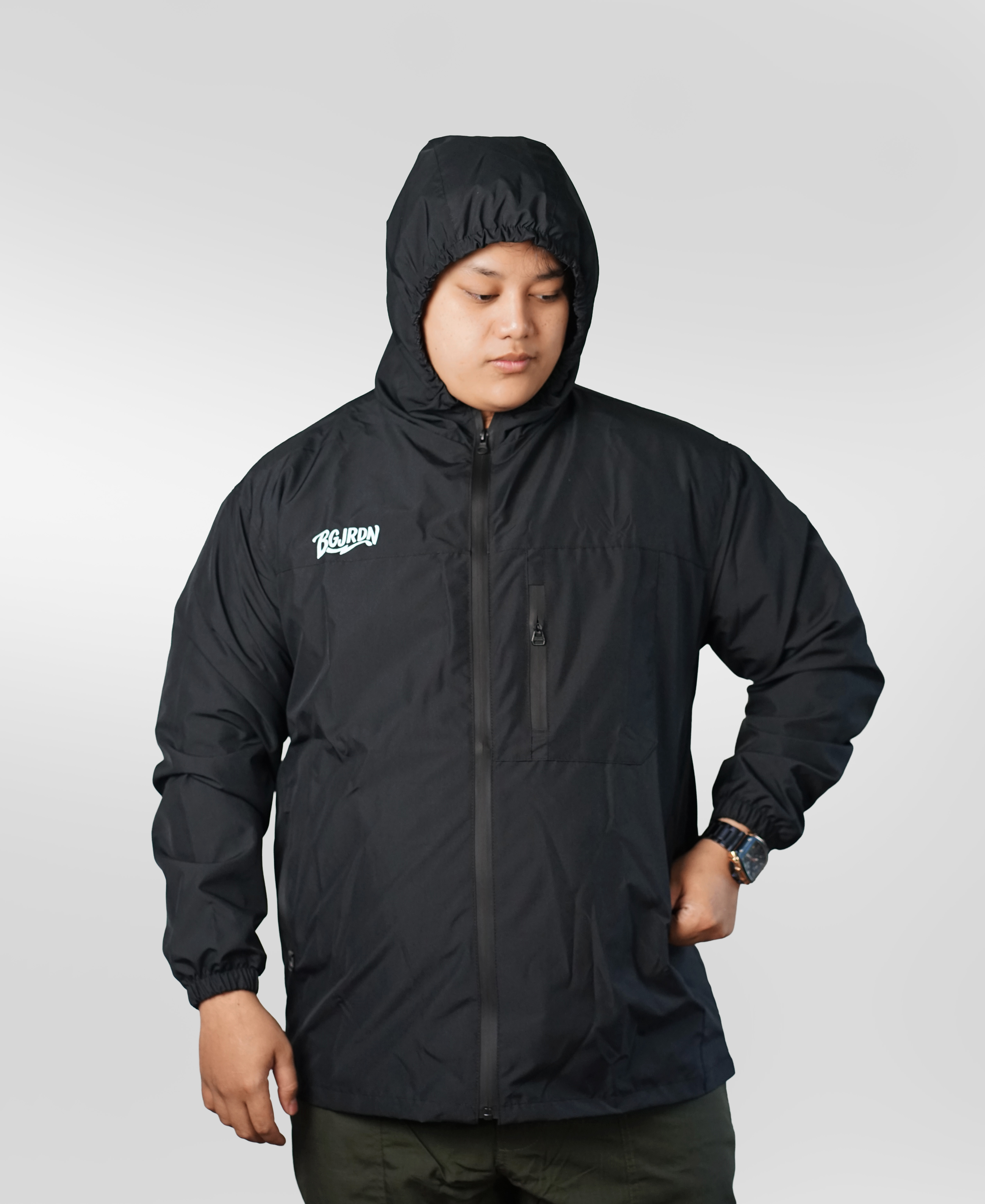 STEFANO - JAKET PARASUT BIG SIZE