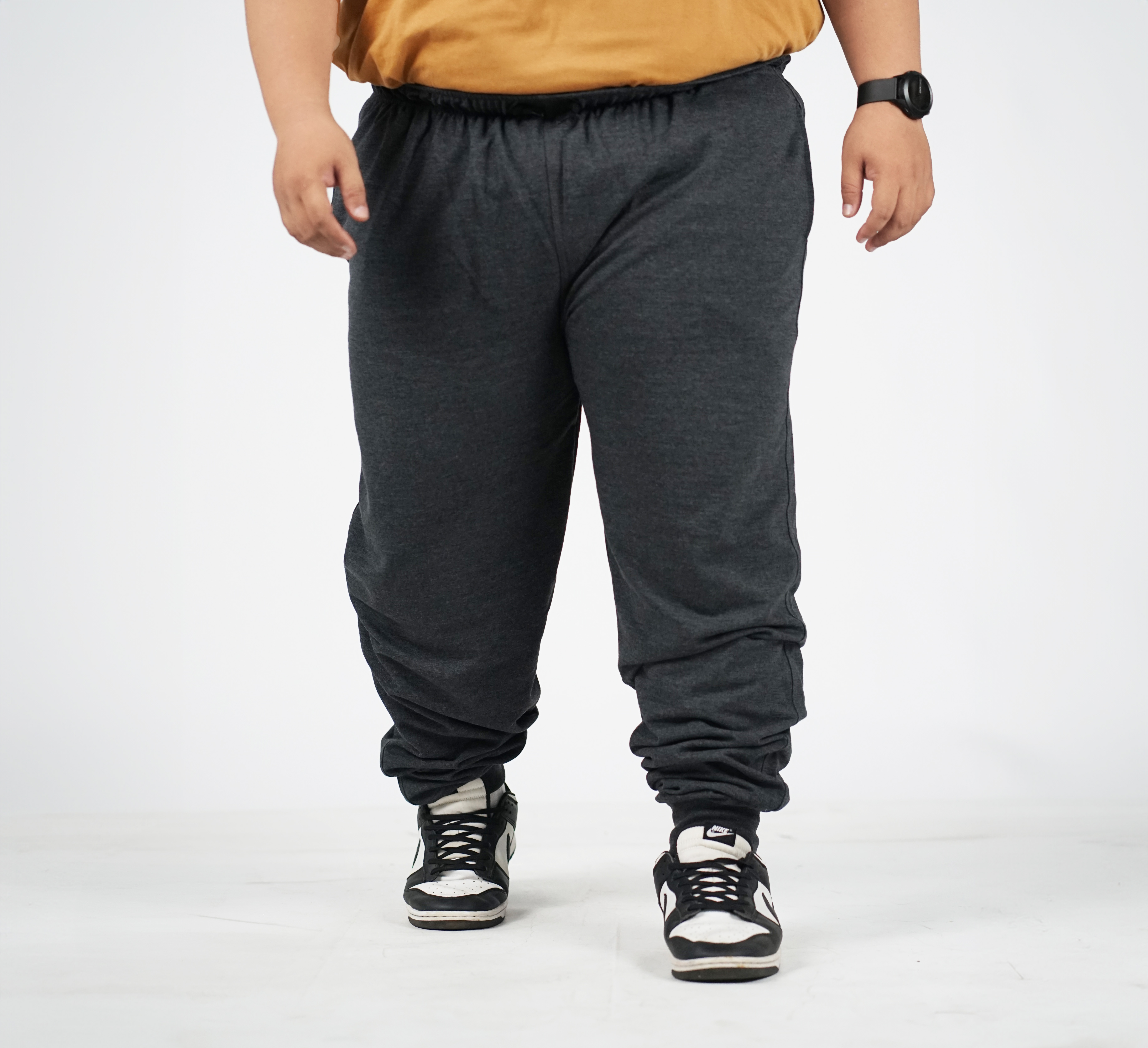 ZUMA DARK GRAY JOGGER TERRY 46 48 50 52 - ABU TUA 2