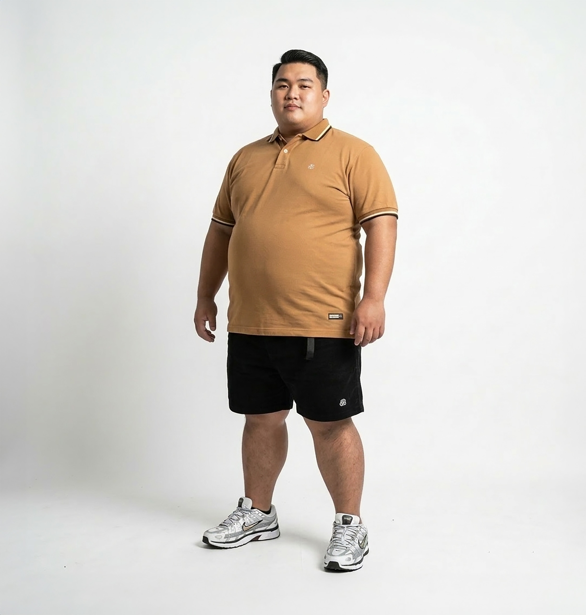 RIKISHI - CELANA CORDUROY PENDEK BLACK 3