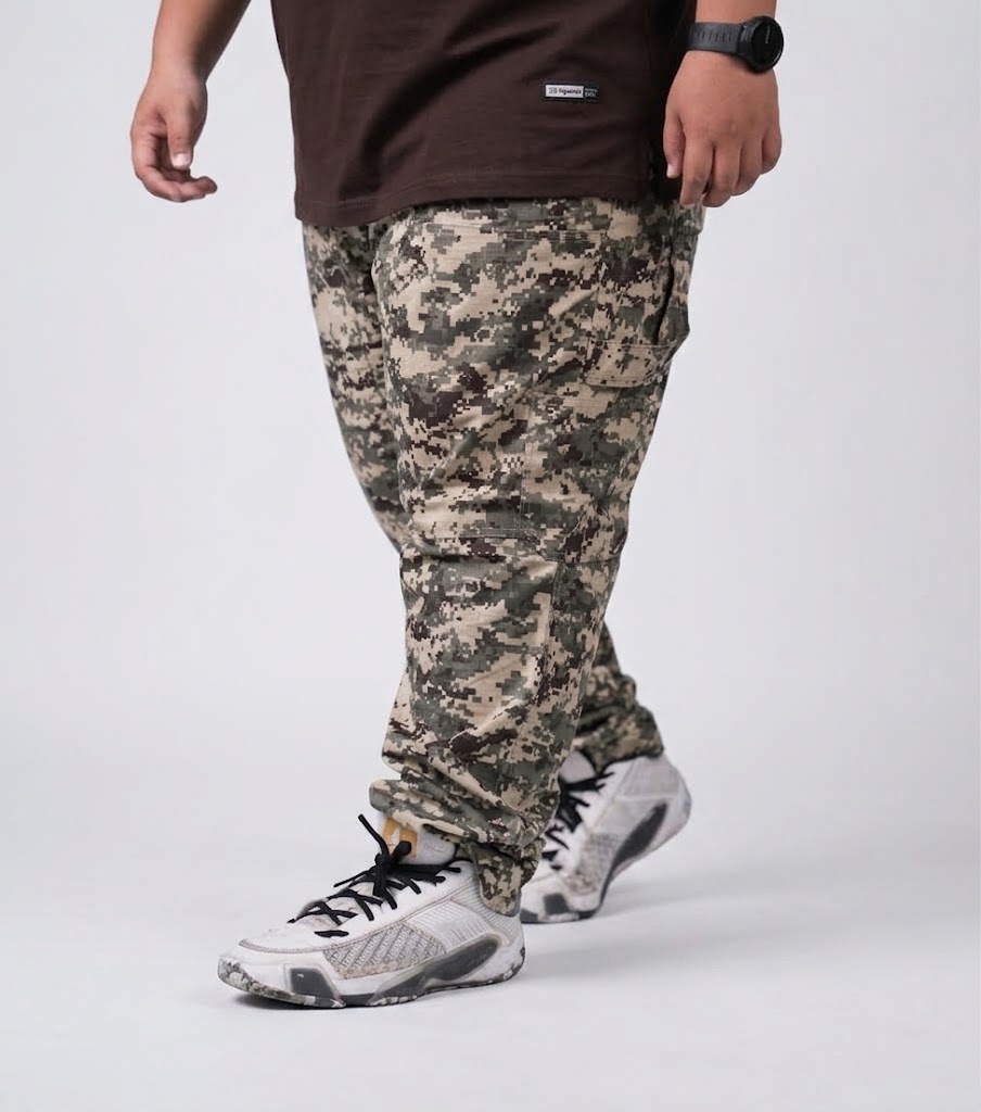 ROMANO Celana Carpenter Camo Double Knee 2