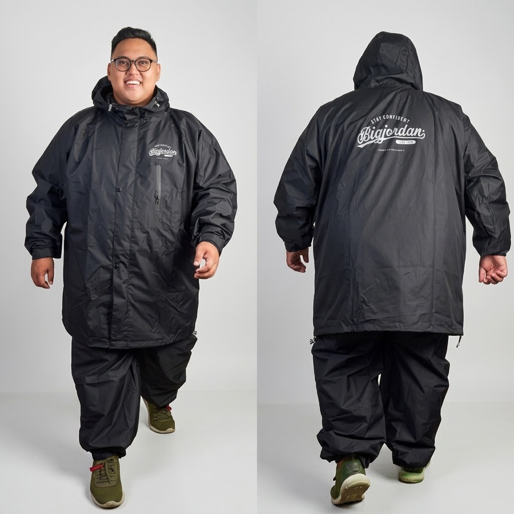 KABUTO BLACK - RAINCOAT JAS HUJAN 4