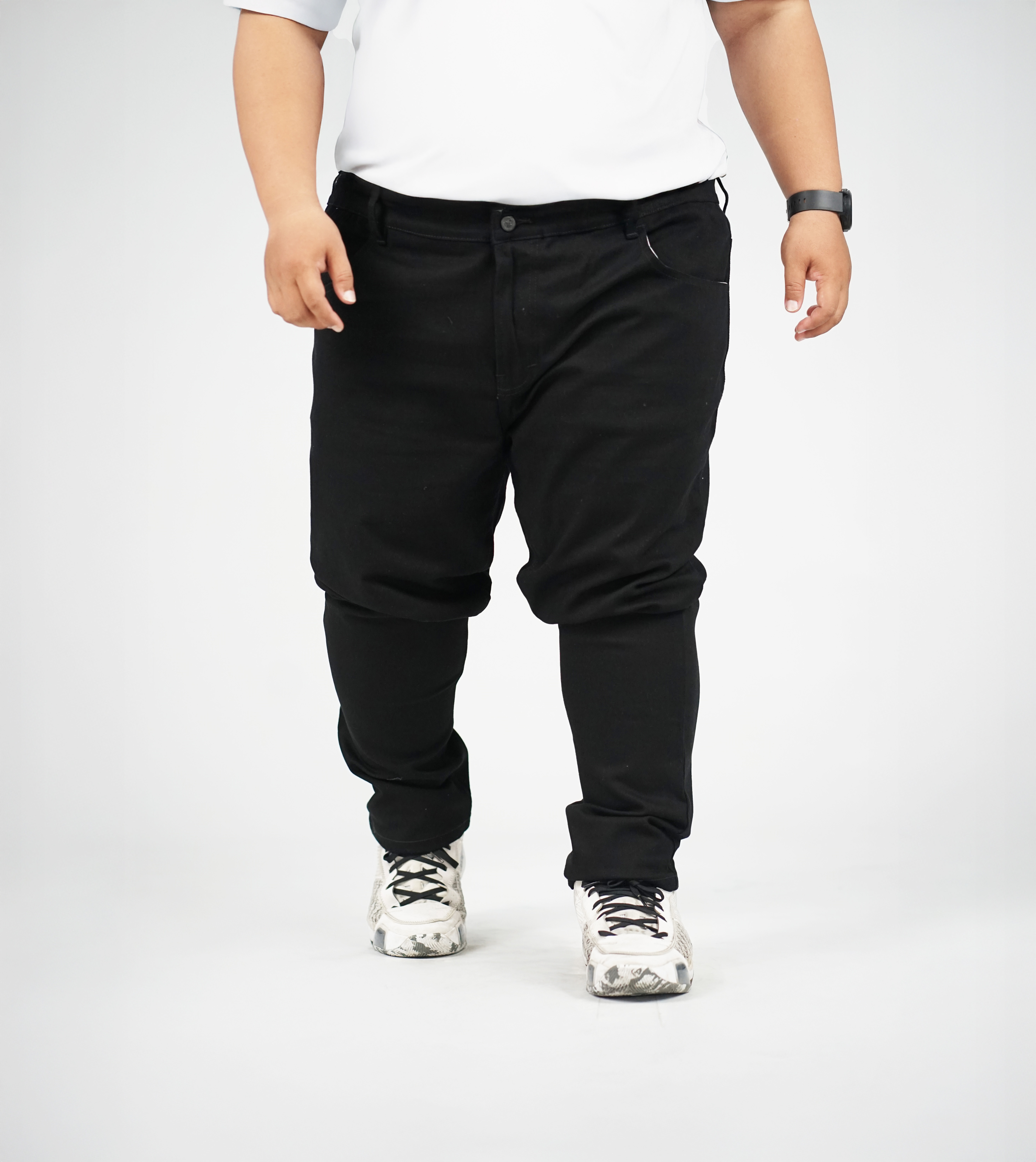 SASUKE - CELANA JEANS PANJANG DEEP BLACK PREMIUM
