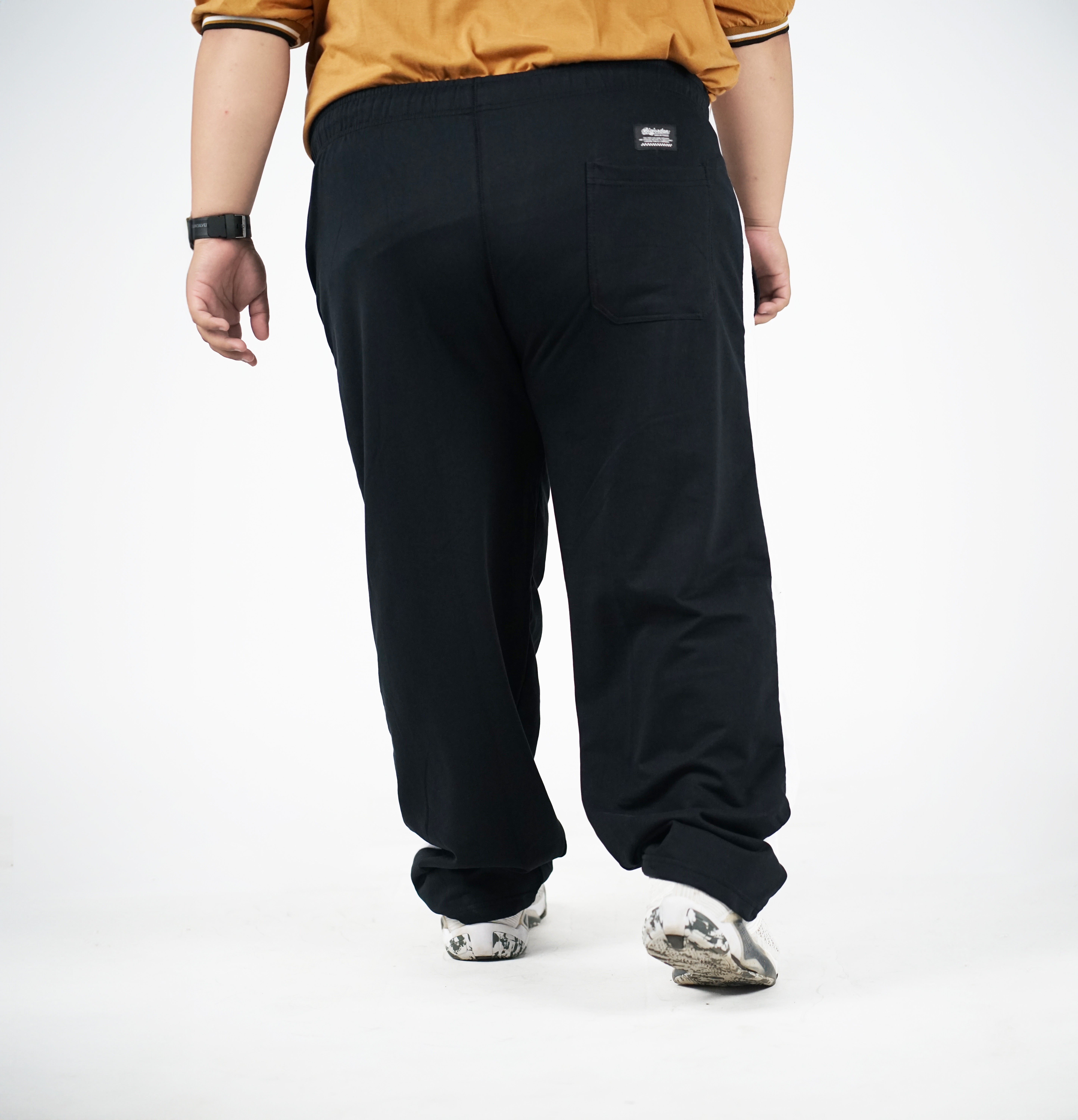 TRACKPANTS HITAM PUTIH BIG SIZE 42 44 3
