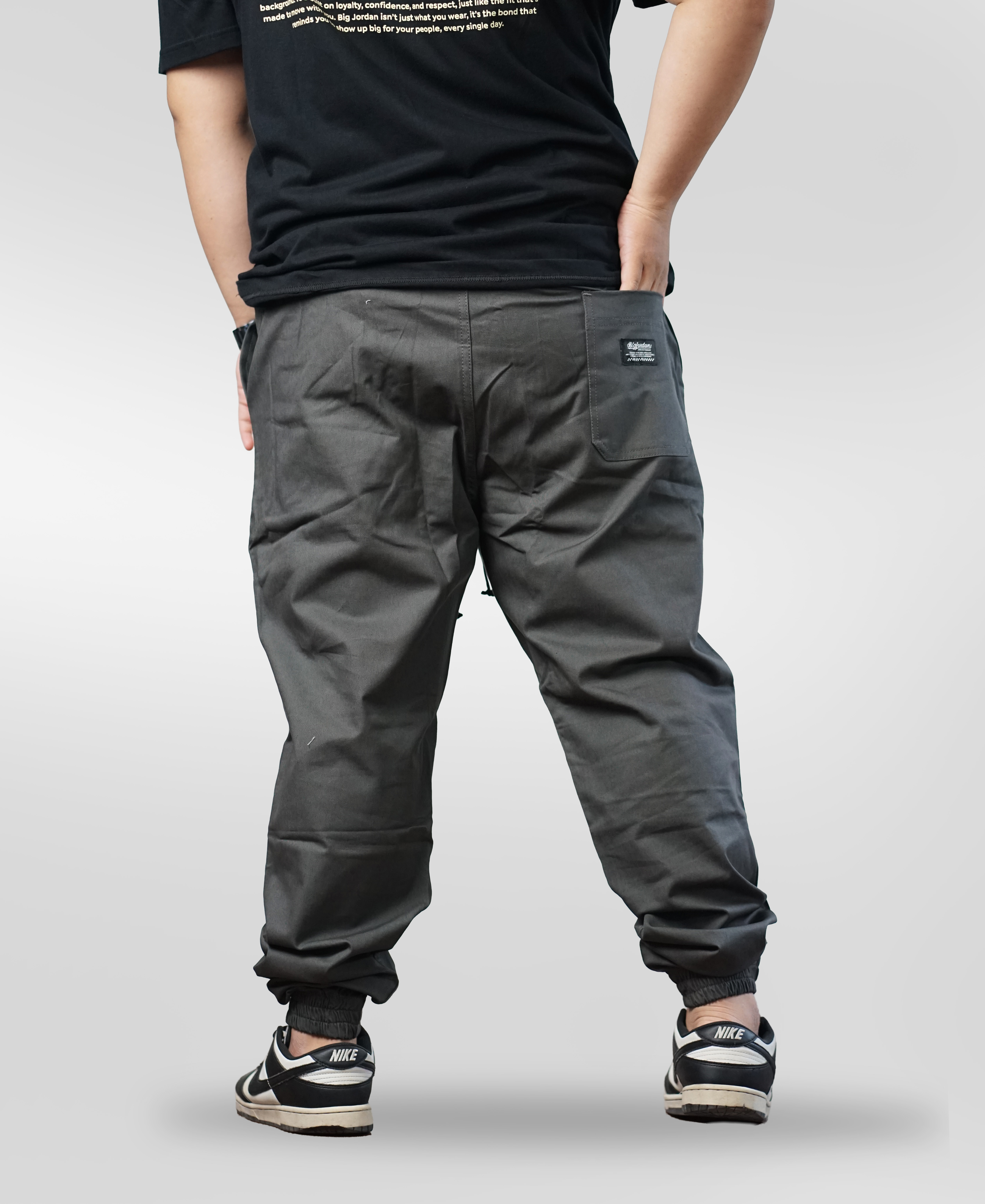 Celana Jogger Big Size Jumbo - Abu Tua | BigJordan 2