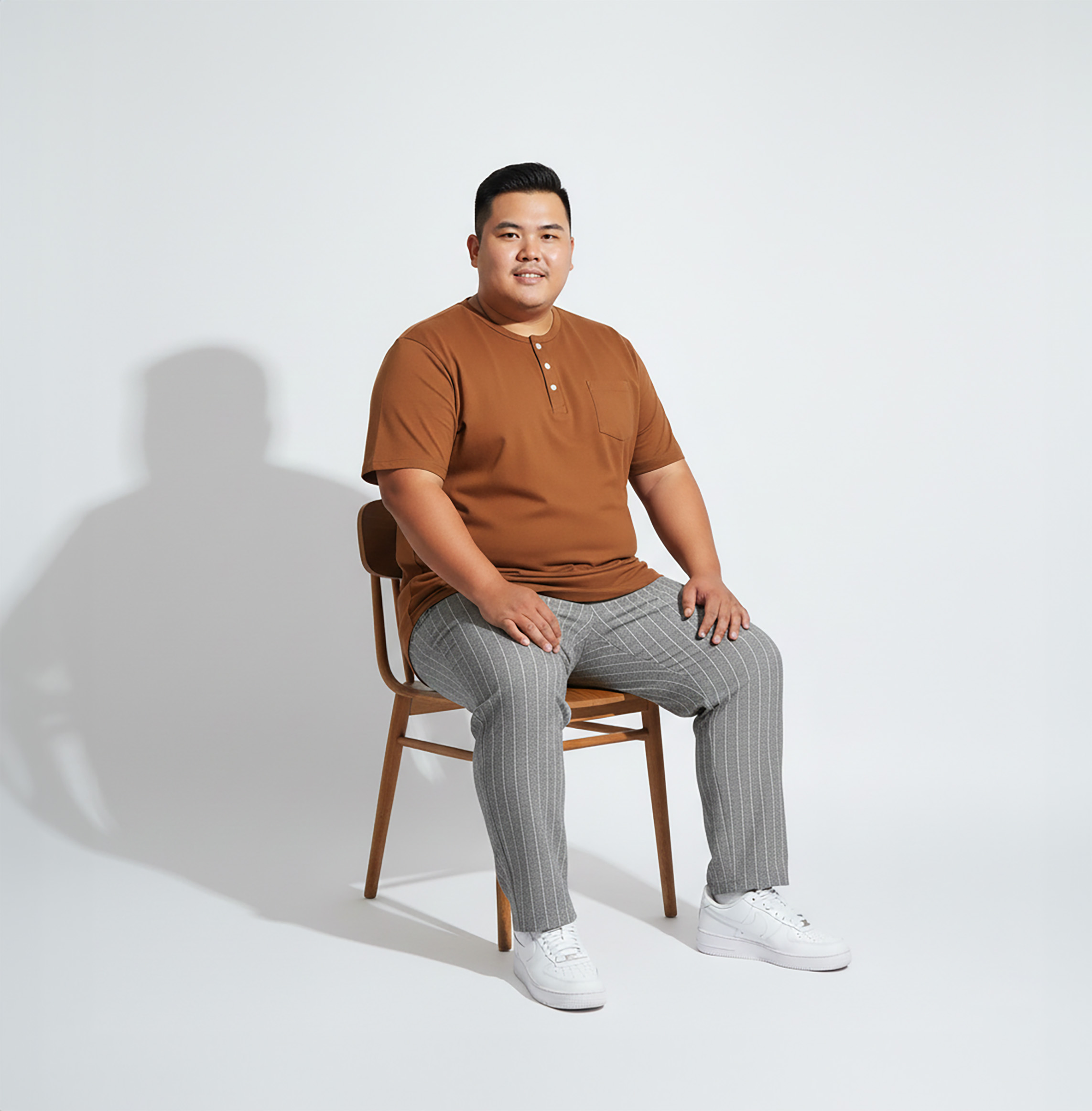 KAOS KOKO KURTA PAKISTAN COKELAT TUA 2