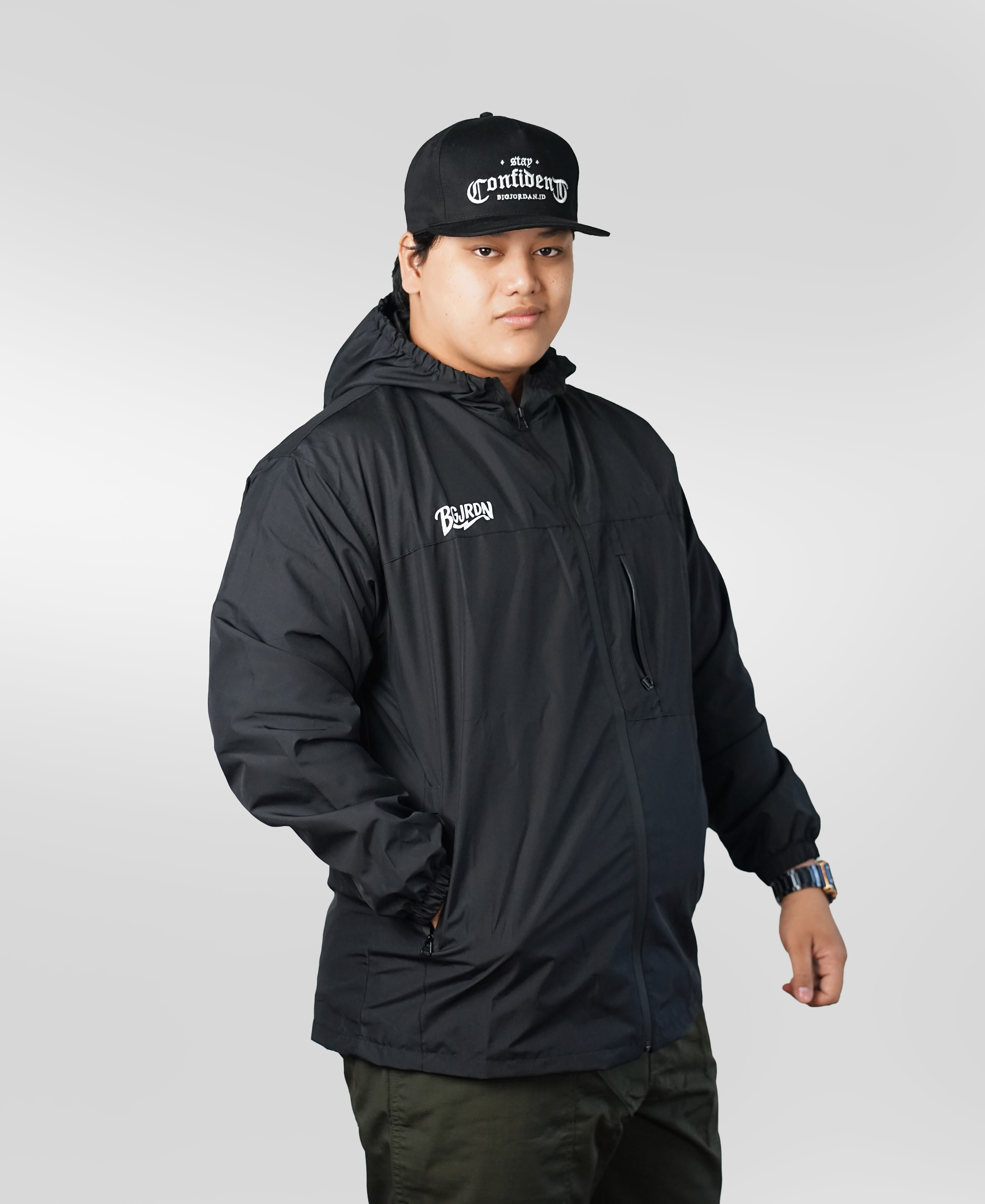 STEFANO - JAKET PARASUT BIG SIZE 2