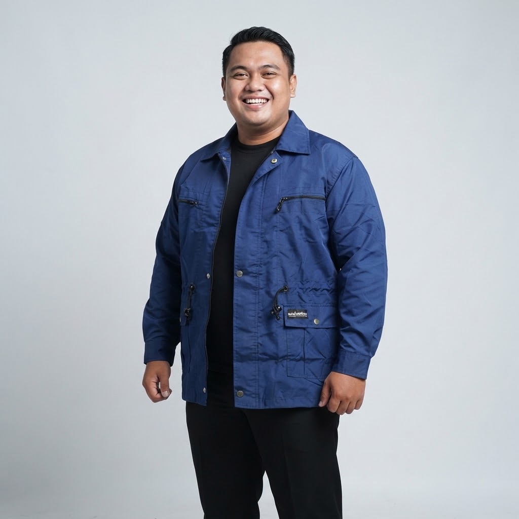 JAKET PARKA NAVY 3XL 4XL