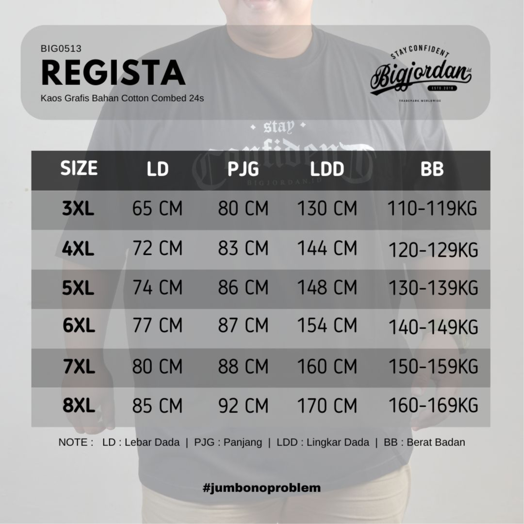 REGISTA - KAOS GRAFIS BIG SIZE 5