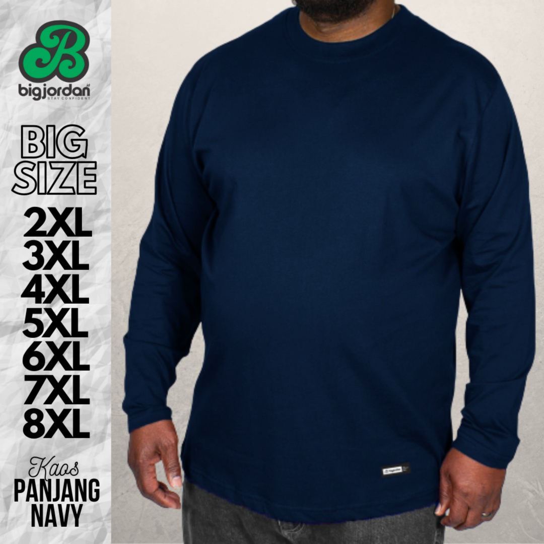 KAOS PANJANG O-NECK NAVY