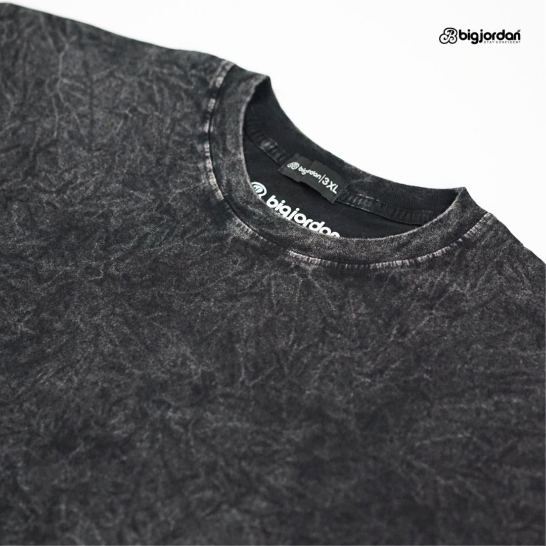 SPARTAN KAOS WASHED PANJANG DOUBLE LAYER HITAM 2
