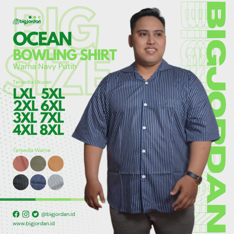OCEAN KEMEJA BOWLING SALUR