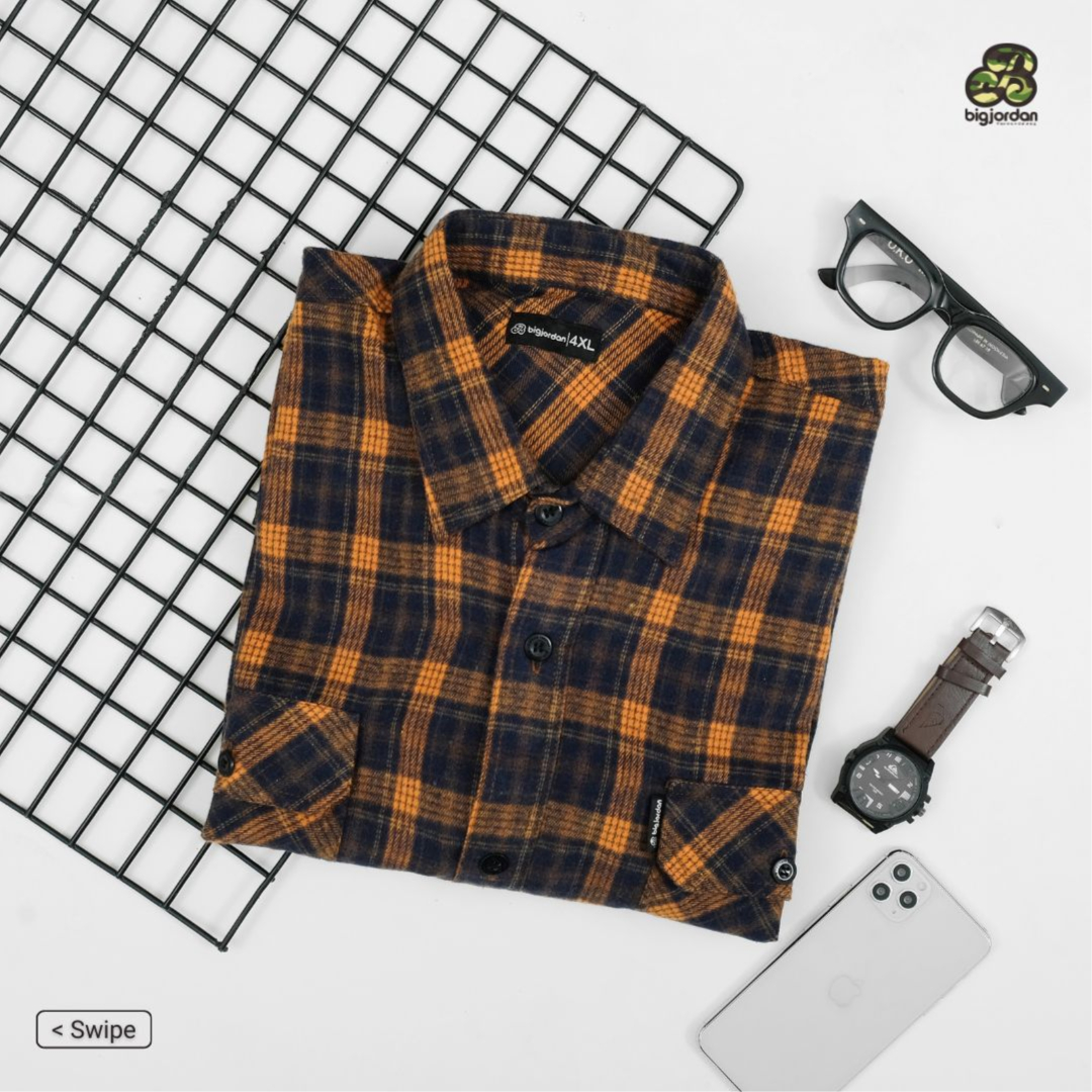 LIVORNO - KEMEJA FLANNEL LENGAN PANJANG 5
