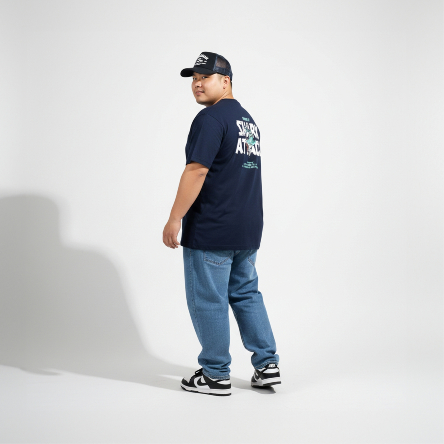 NAVY SHARK - KAOS GRAFIS BIG SIZE 7