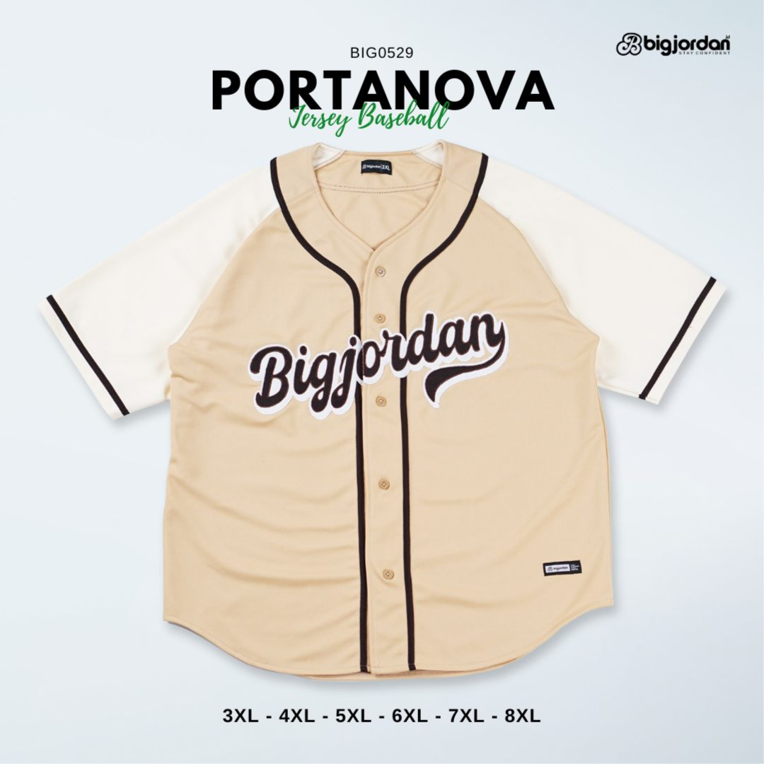 PORTANOVA - JERSEY BASEBALL CREAM 8