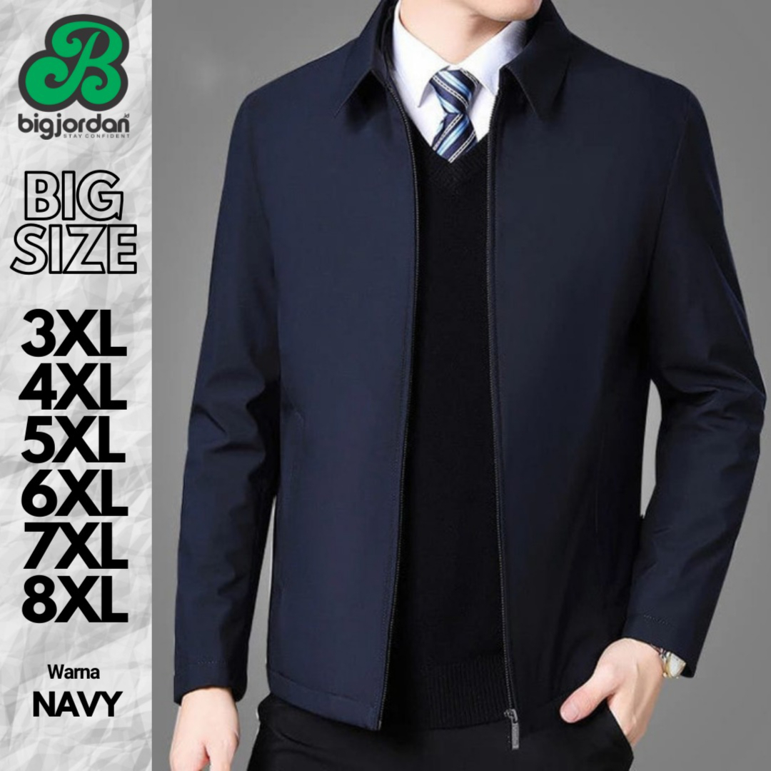 JAKET SEMI JAS NAVY 6XL 7XL 8XL