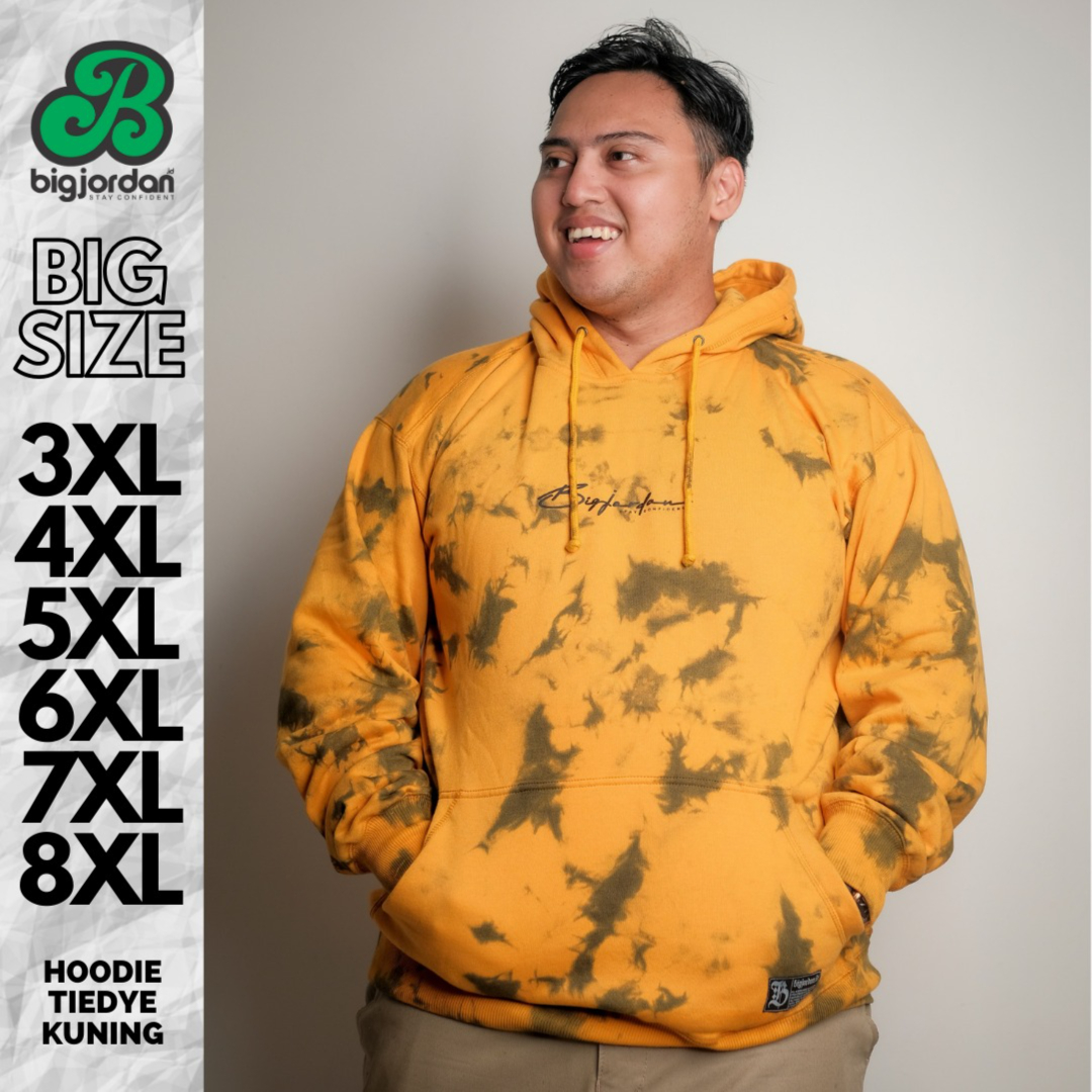 HOODIE TIEDYE KUNING HITAM