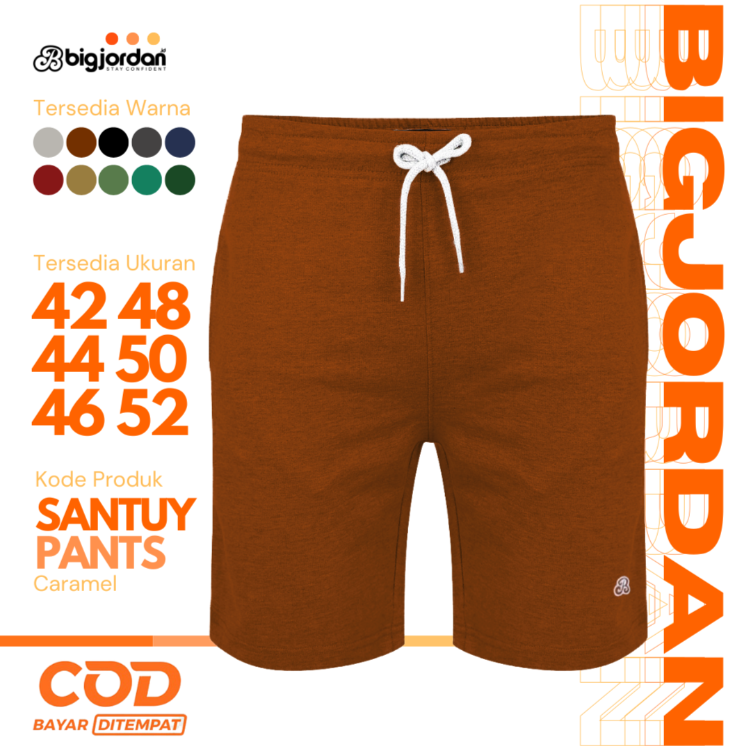 SANTUY CELANA KOLOR PENDEK - CARAMEL 2