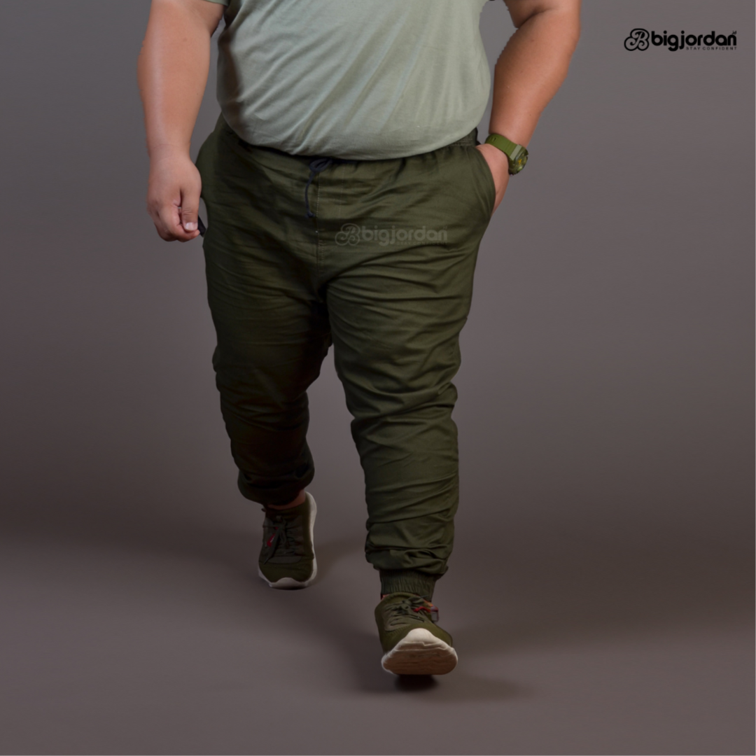 CELANA JOGGER TWILL - HIJAU OLIVE