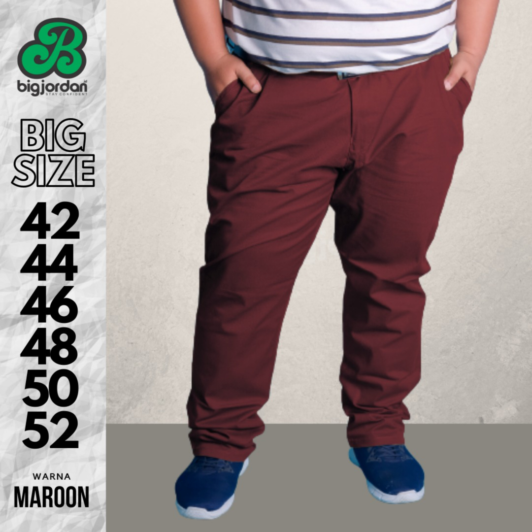 CELANA CHINO MAROON 42 44