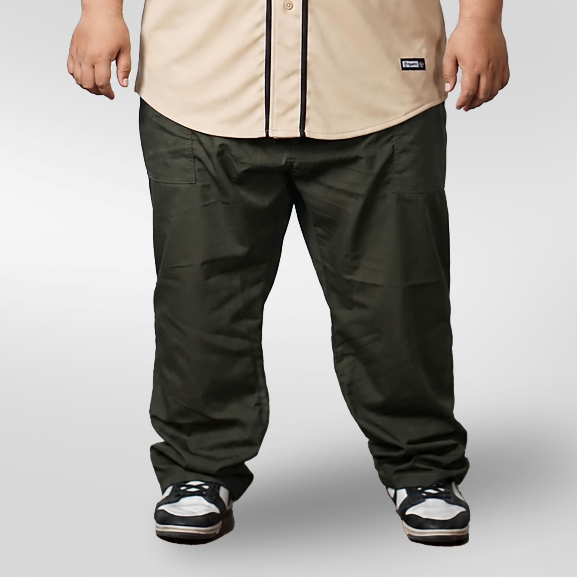 ROMERO - CELANA FATIGUE PRIA BIG SIZE HIJAU ARMY