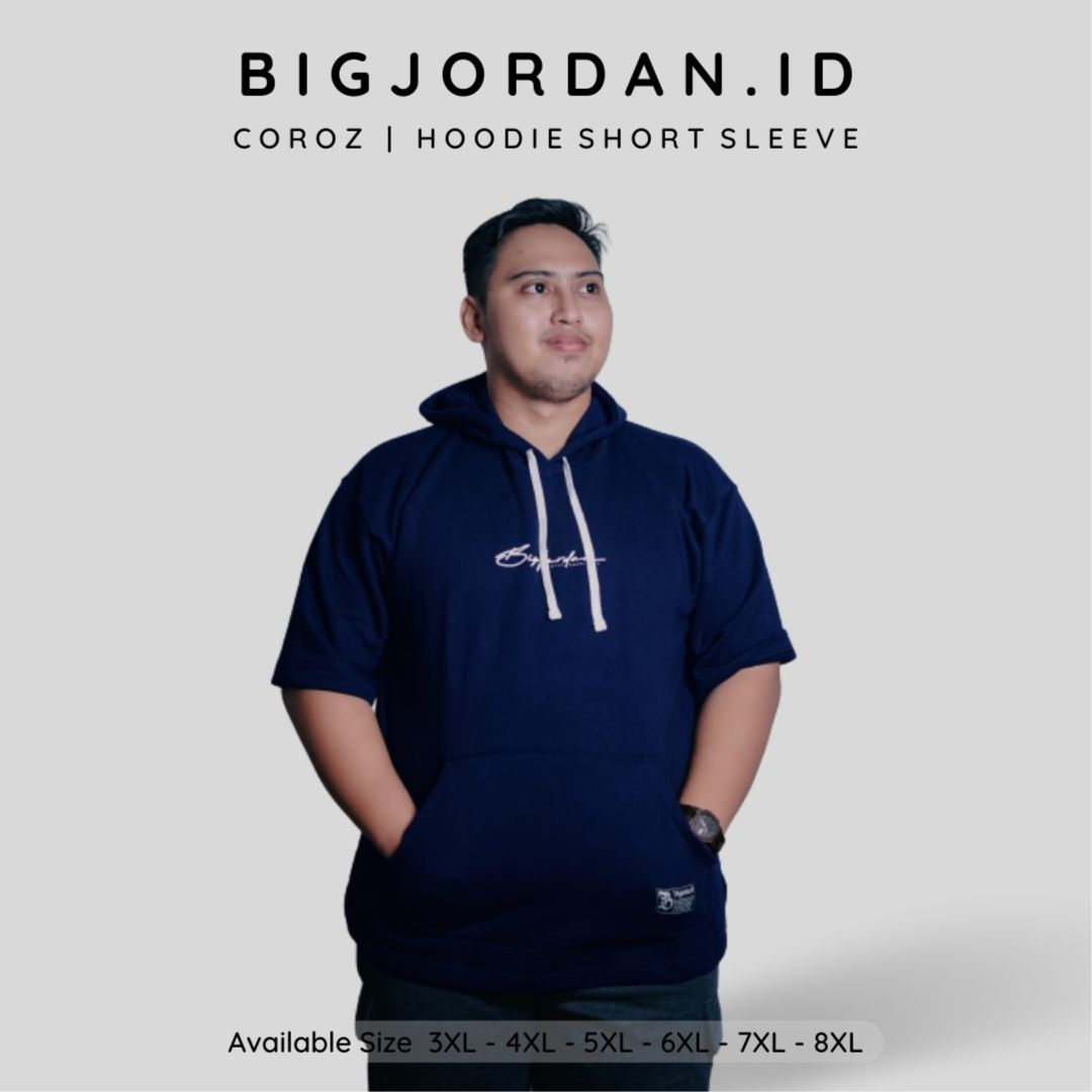 BROZILLA NAVY - HOODIE PENDEK
