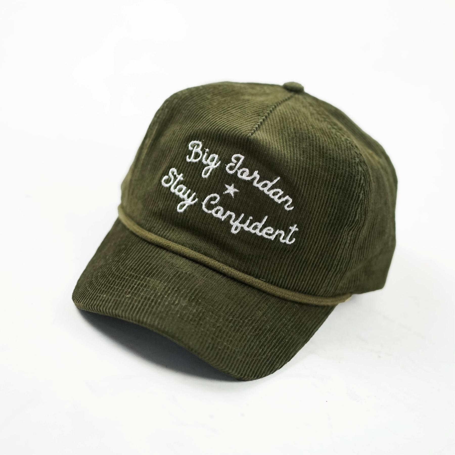 VERDE - TOPI CORDUROY HIJAU ARMY