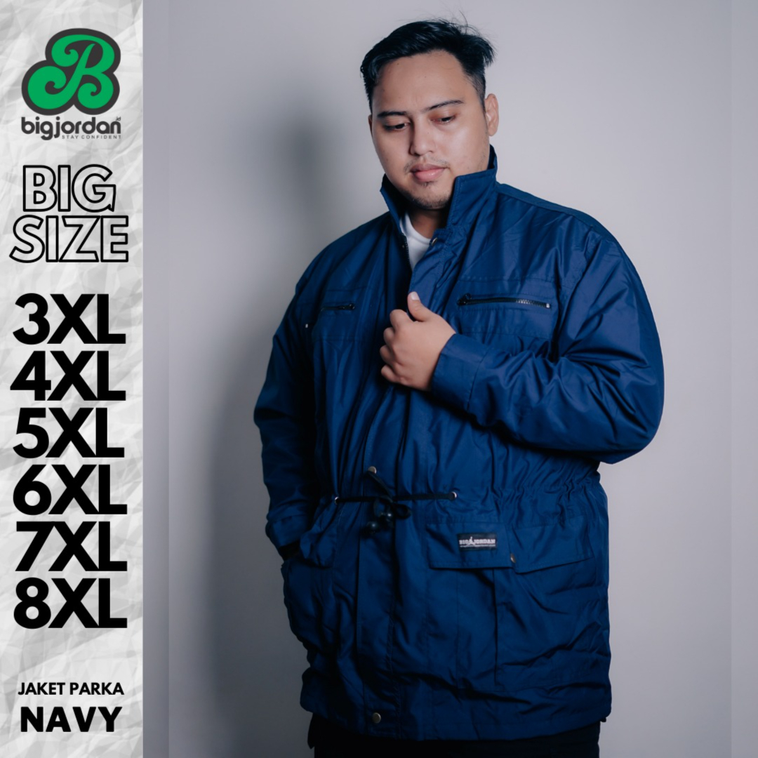 JAKET PARKA NAVY 5XL 6XL 7XL 8XL
