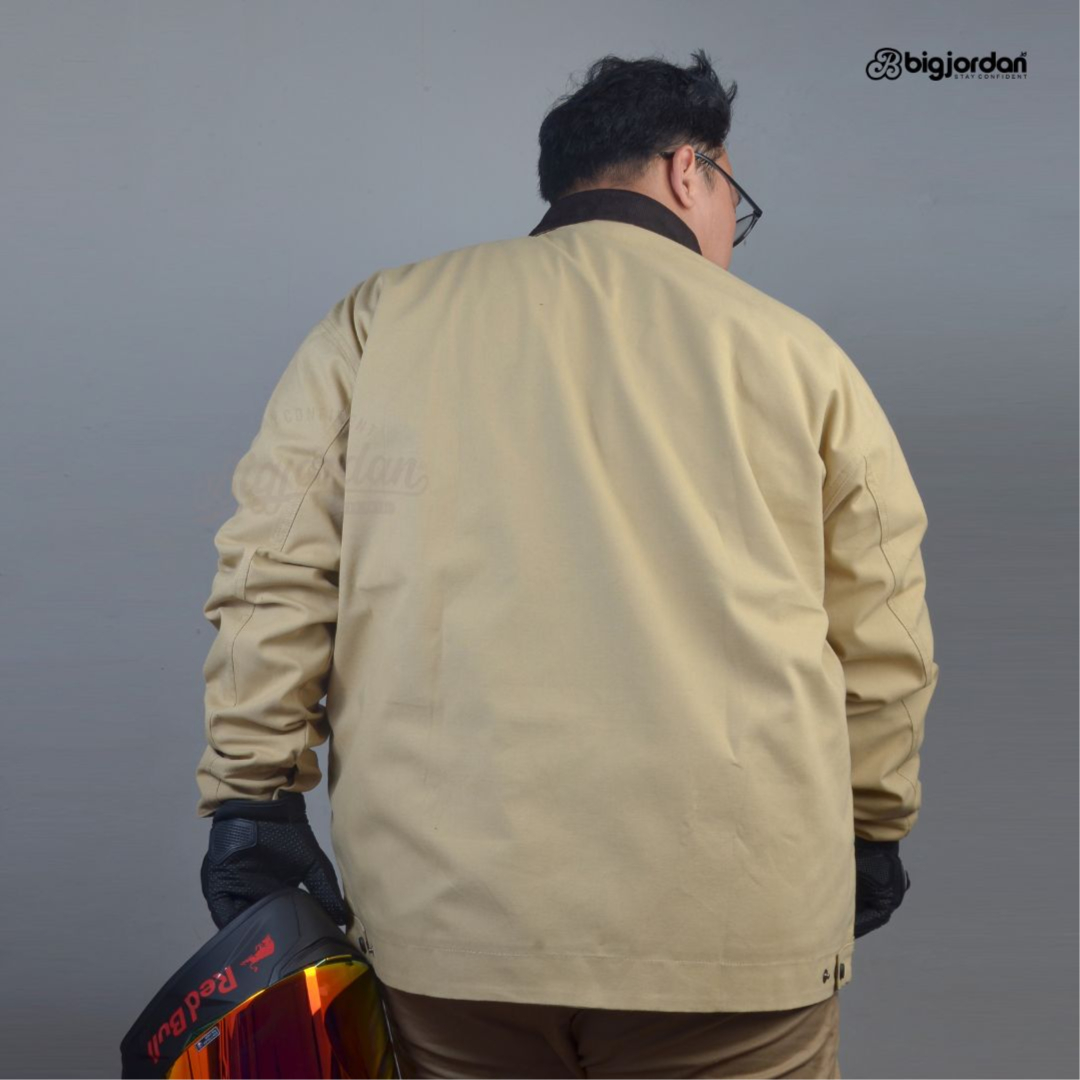 WILSON - Cream Canvas Work Jacket 4
