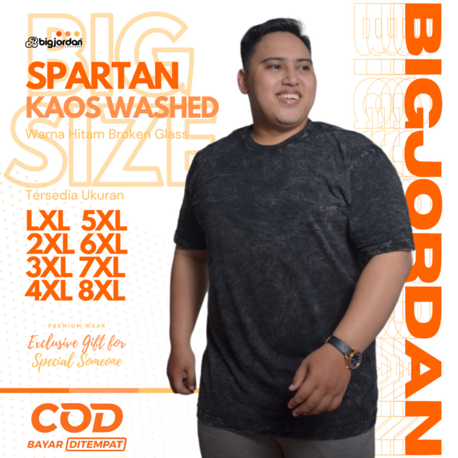SPARTAN BLACK KAOS WASHED 2