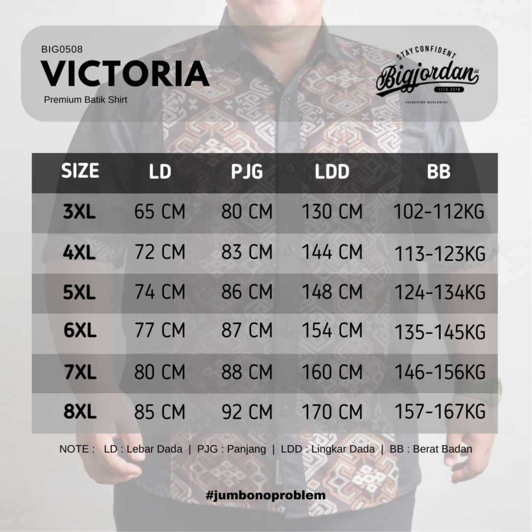 VICTORIA - KEMEJA BATIK KOMBINASI KATUN HITAM 6