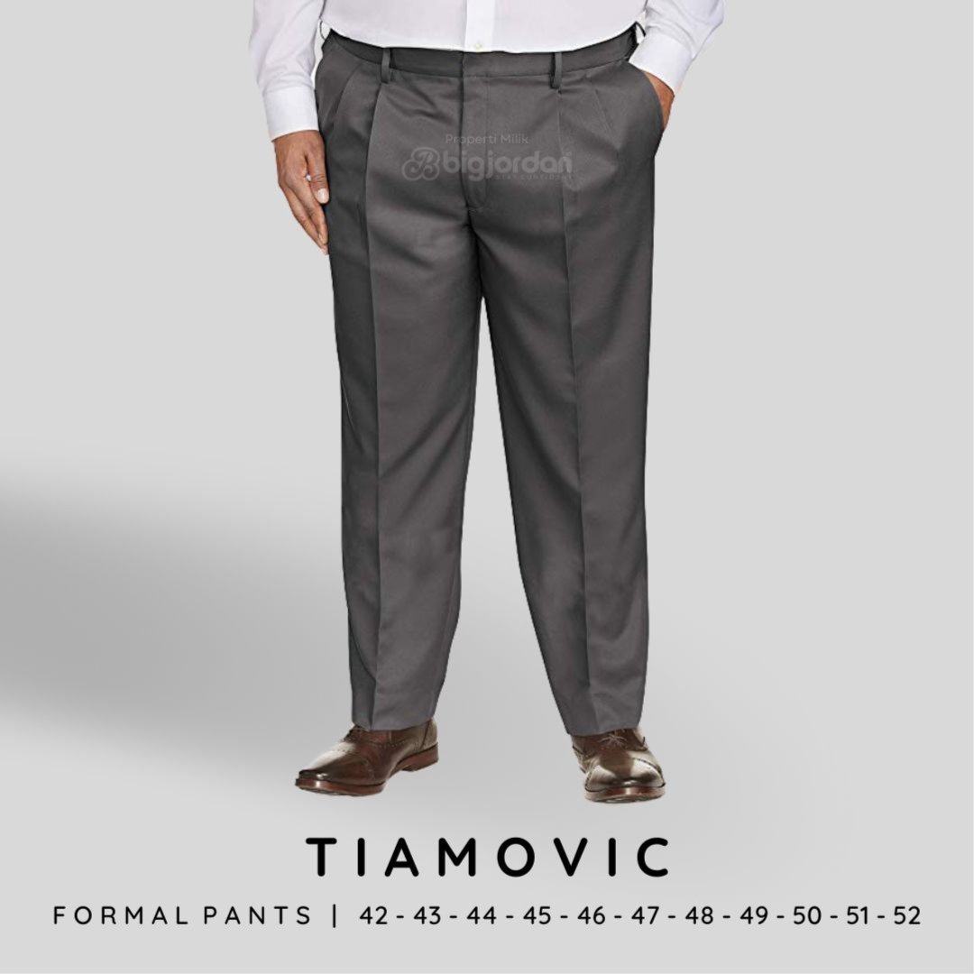 CELANA BAHAN FORMAL ABU-ABU