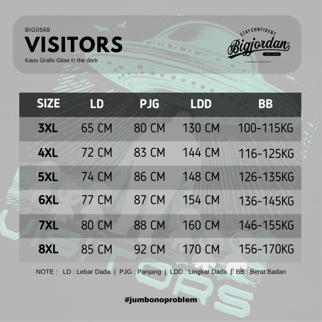 VISITORS - KAOS GRAFIS BIG SIZE 11