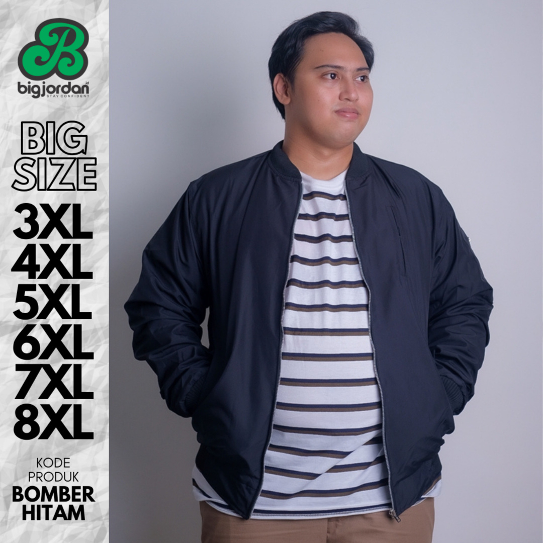 JAKET BOMBER HITAM