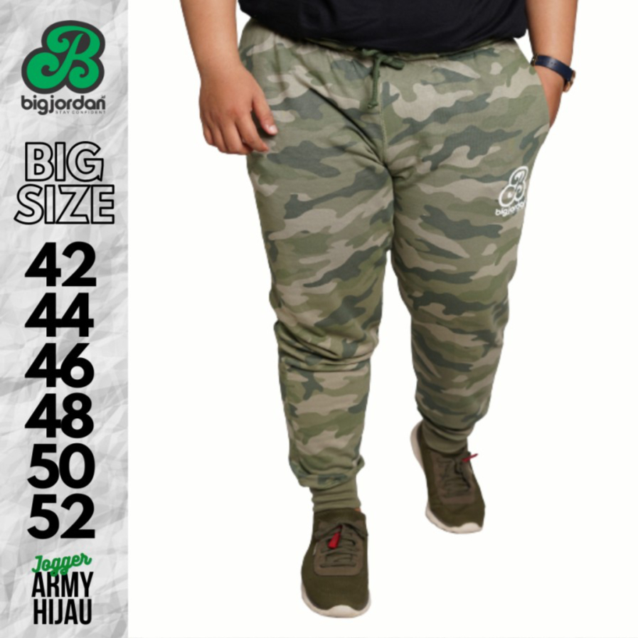 JOGGER TERRY ARMY HIJAU MUDA 2