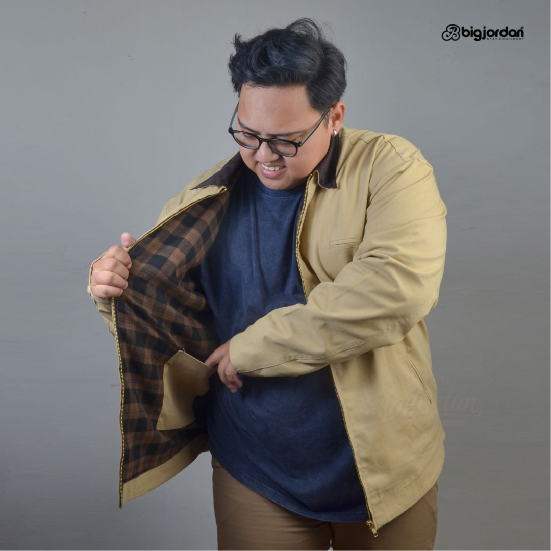 WILSON - Cream Canvas Work Jacket 3