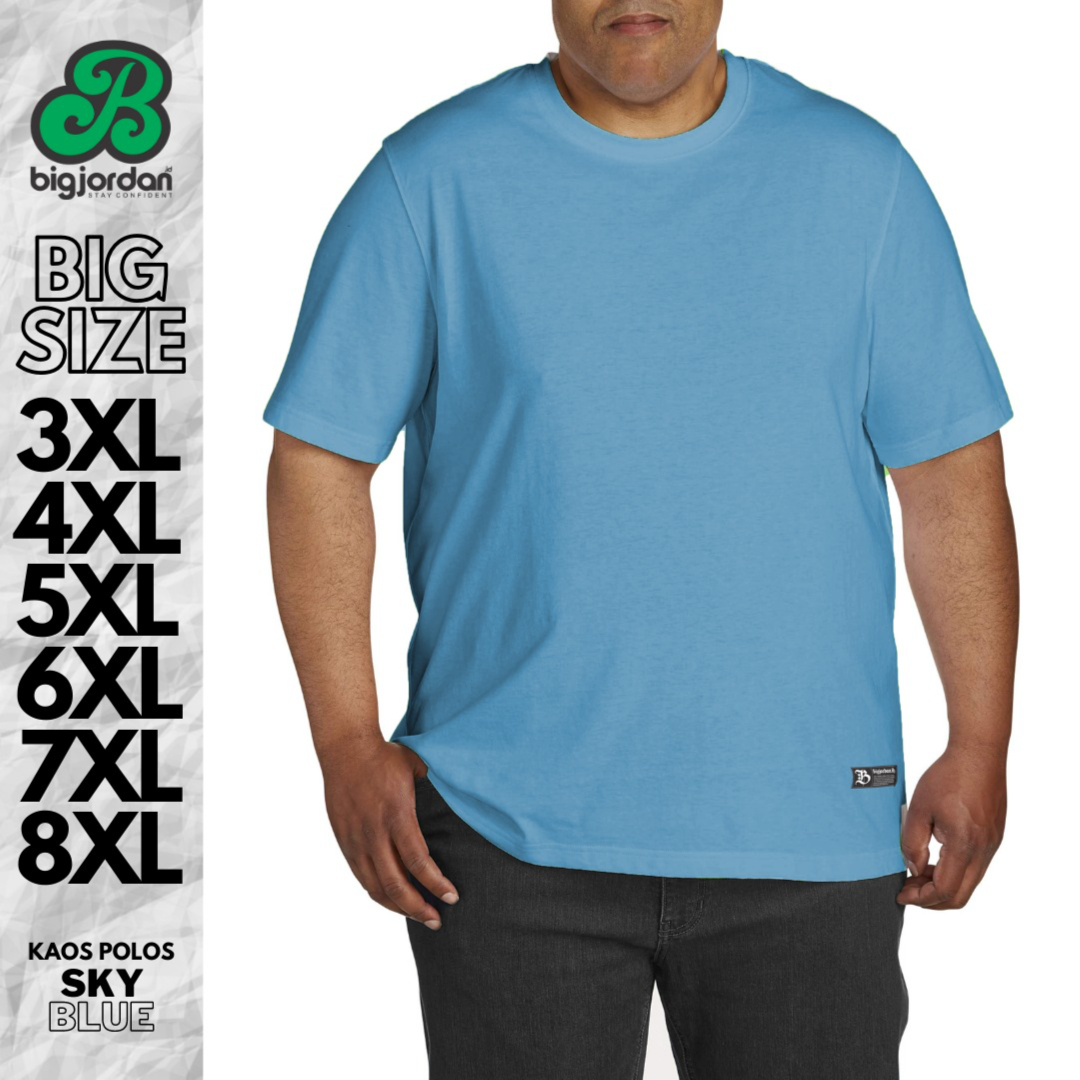 KAOS O-NECK BIRU MUDA