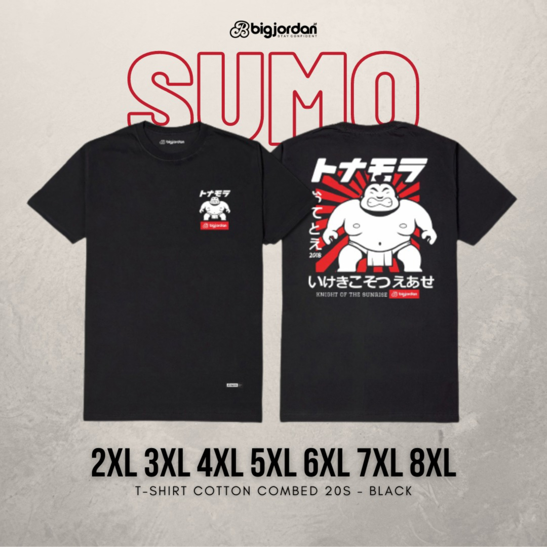 KAOS SUMO HITAM BIG SIZE