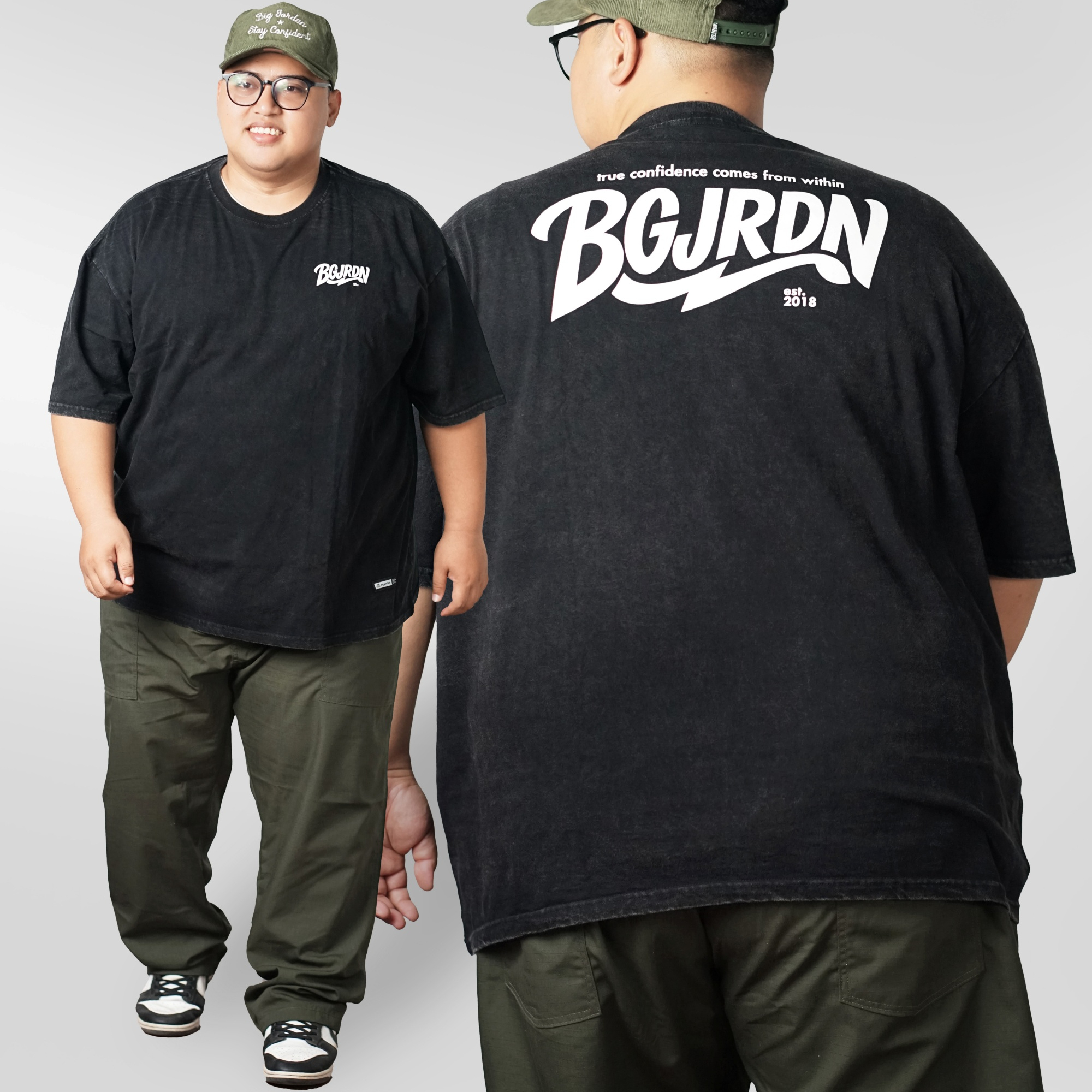 MARTINEZ - KAOS GRAFIS WASHED BIG SIZE 4