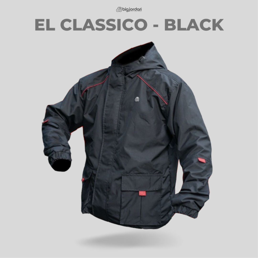 EL CLASSICO BLACK JACKET - JAKET OUTDOOR JAKET PARKA