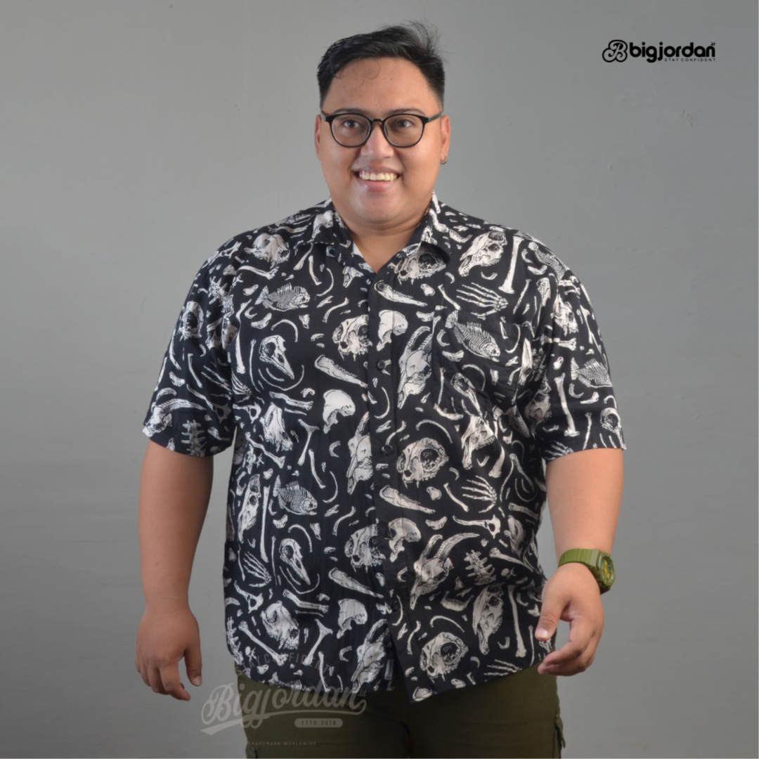 SATANOS - KEMEJA MOTF FULL PRINT