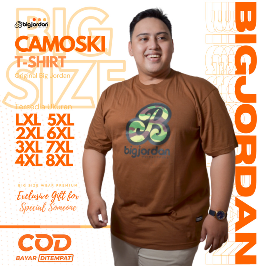 CAMOSKI - KAOS BIGJORDAN - M L XL 2XL